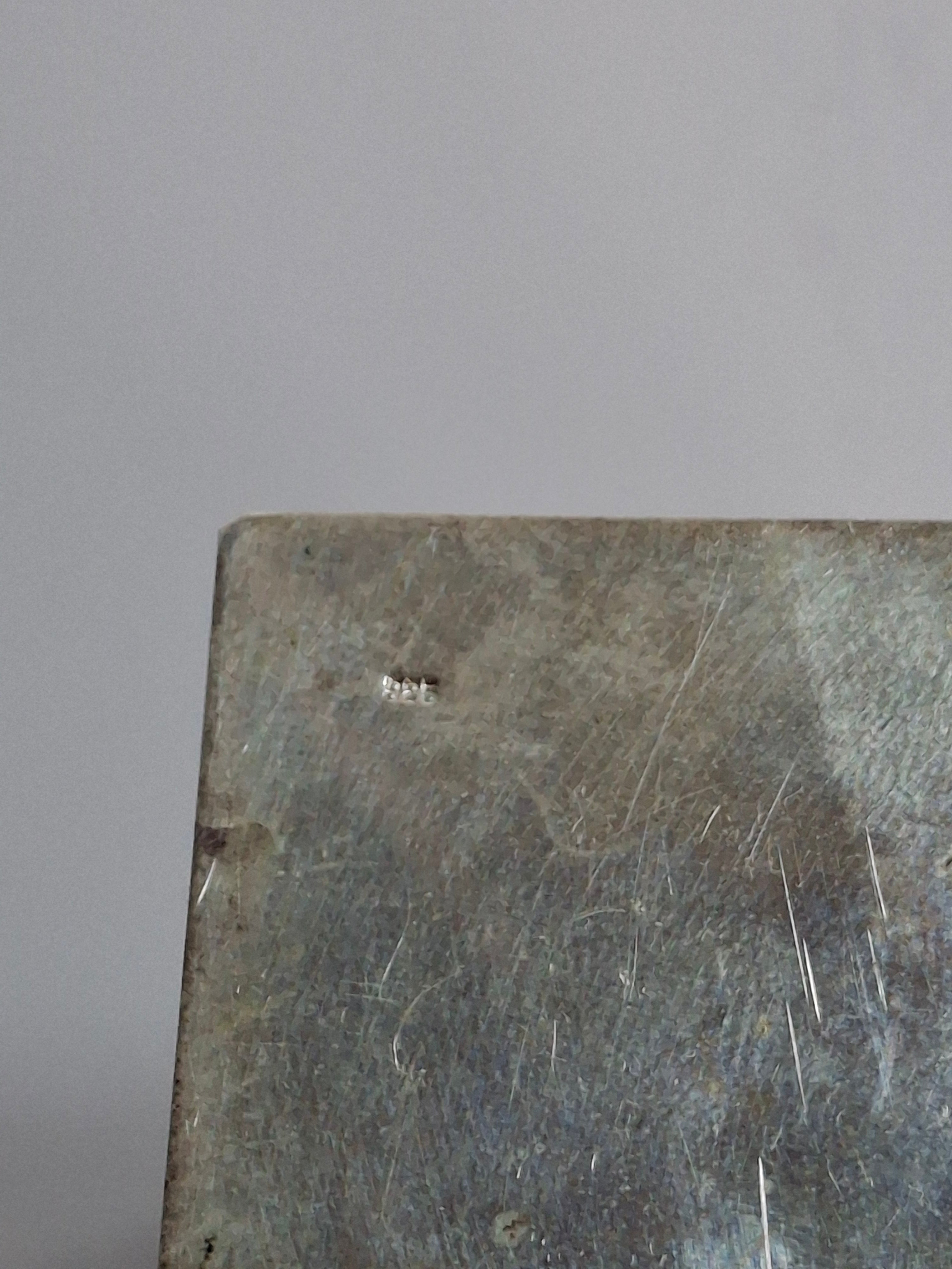 Mid Century 925 Sterling Silver Brick House Travel Full Havdalah Set - Israeli Judaica Besamim, Kiddush Cup & Candle Holder (4.8 oz)