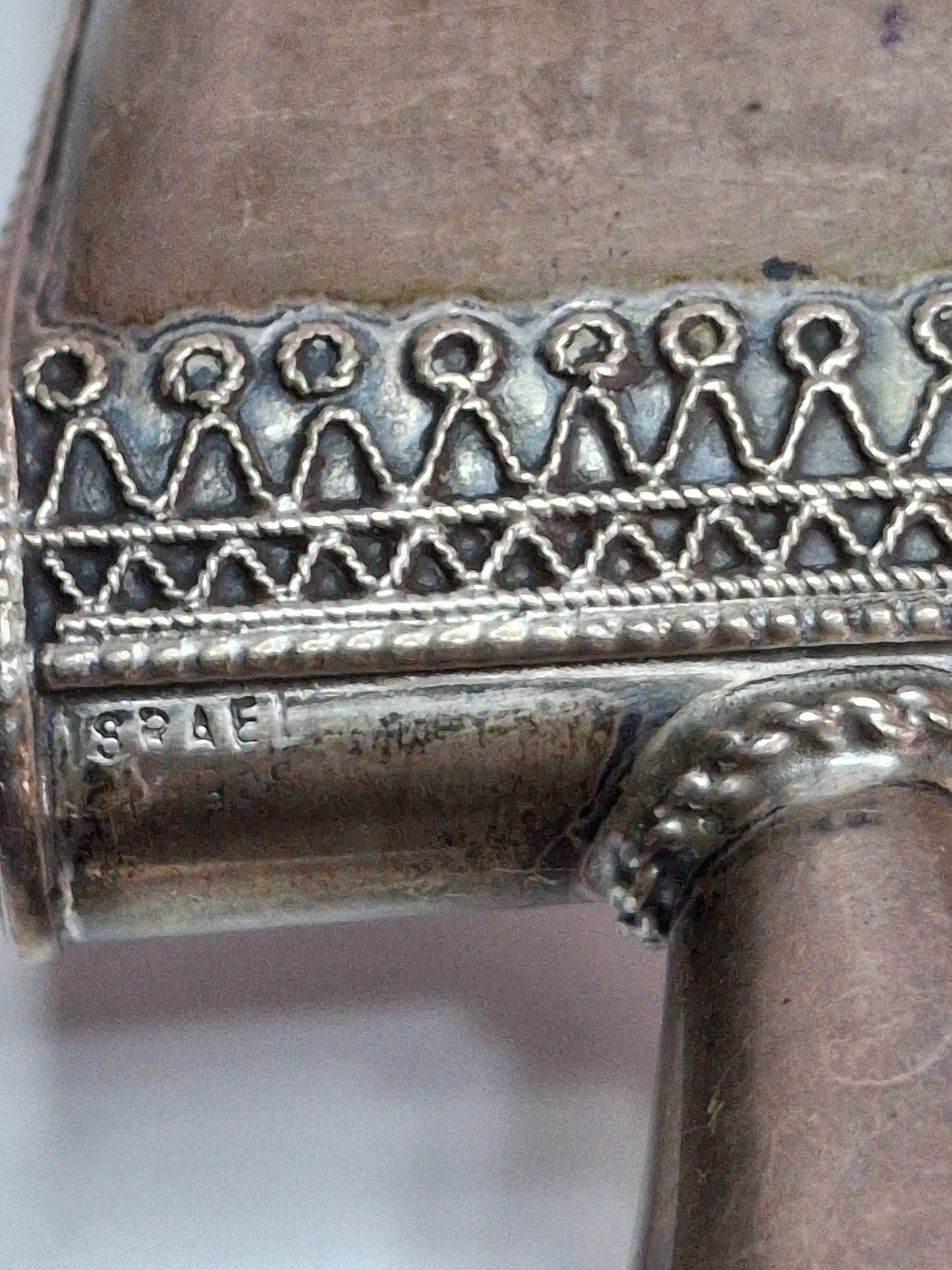 Vintage Sterling Silver 925 Havdalah Candle Holder Made in Israel - 1.9 oz Judaica