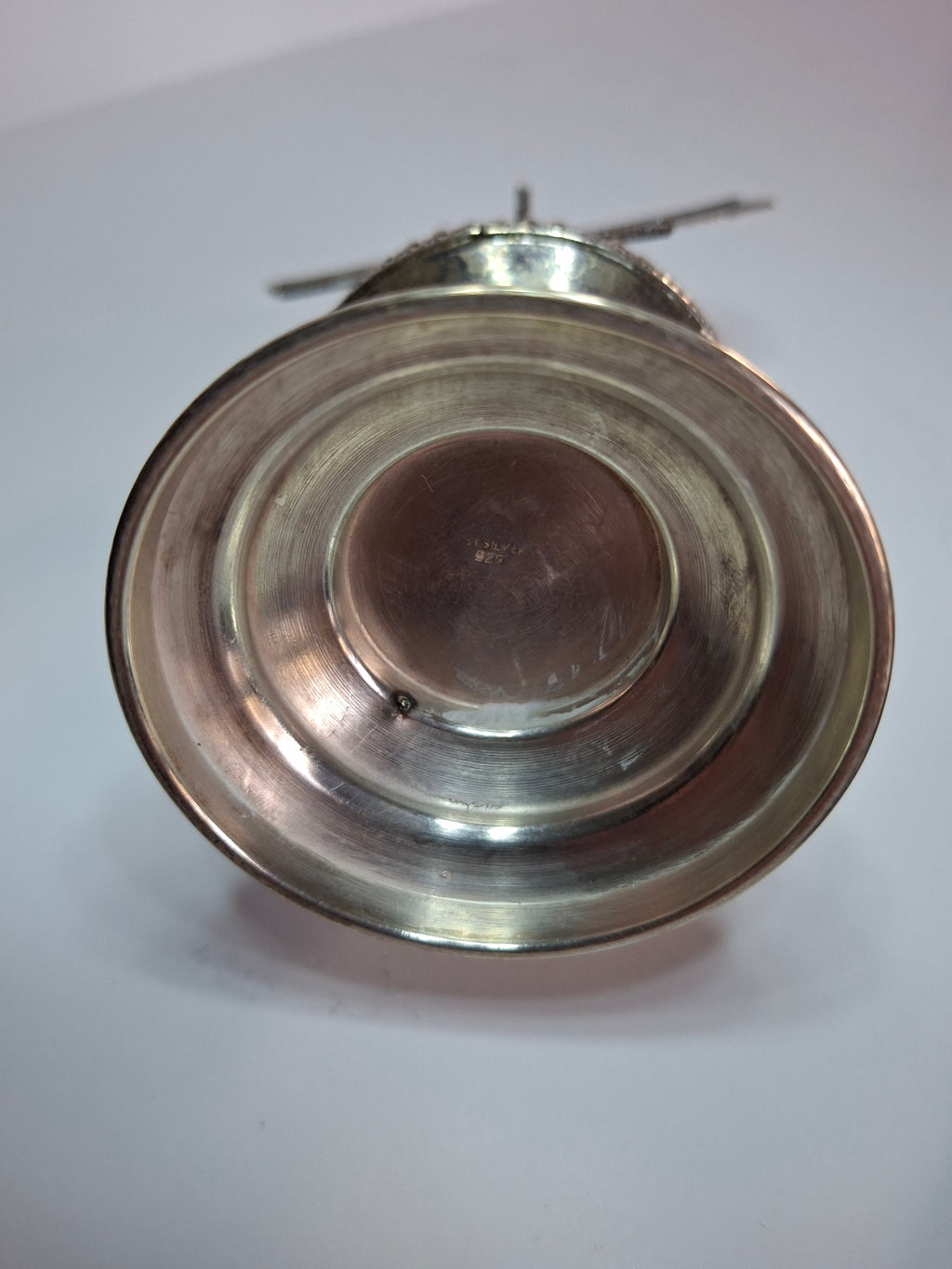 Vintage 925 Sterling Silver Judaica Besamim Windmill Spice Box - Mid-20th Century