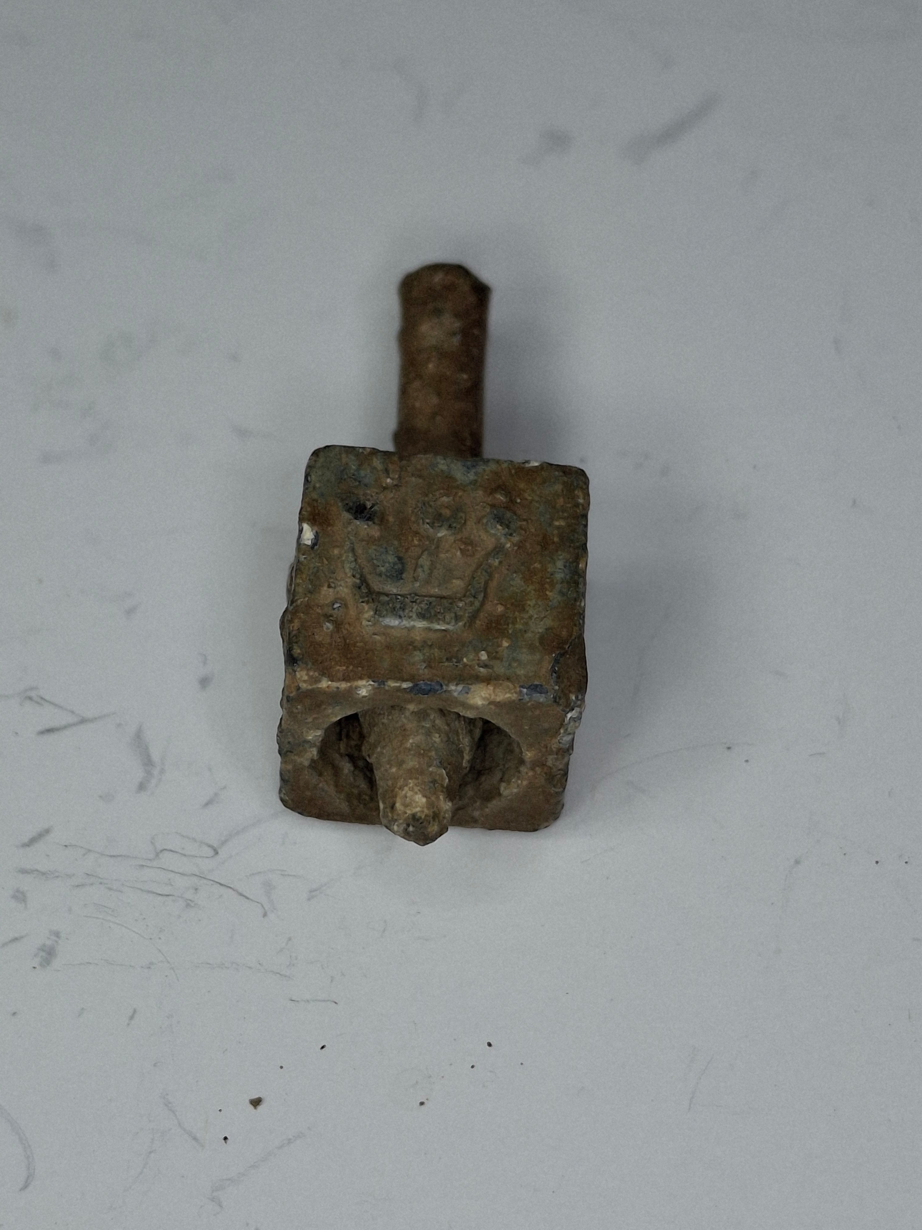 Antique Lead Dreidels Excavated from Uman, Ukraine - Late 19th/Early 20th Century Jewish Hanukkah Artifacts