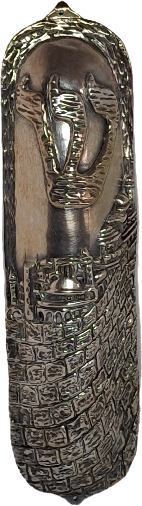 Extra Large .999 Fine Silver Mezuzah Case - 2.6 oz Pure Silver Judaica Collectible