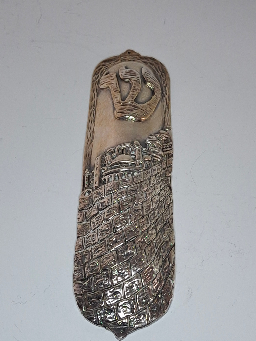 Extra Large .999 Fine Silver Mezuzah Case - 2.6 oz Pure Silver Judaica Collectible