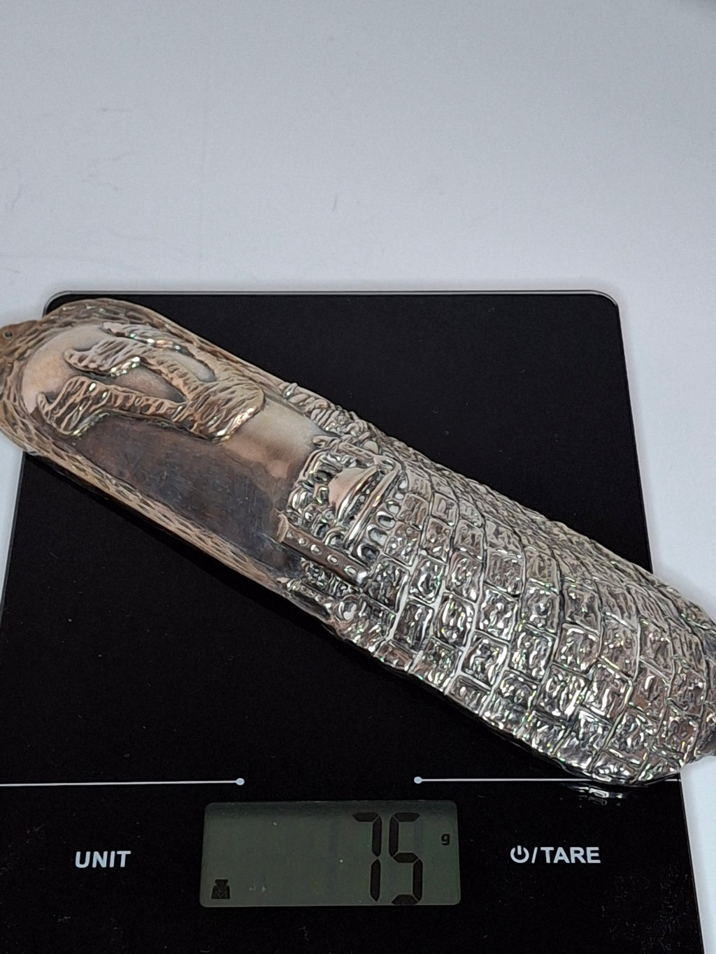 Extra Large .999 Fine Silver Mezuzah Case - 2.6 oz Pure Silver Judaica Collectible