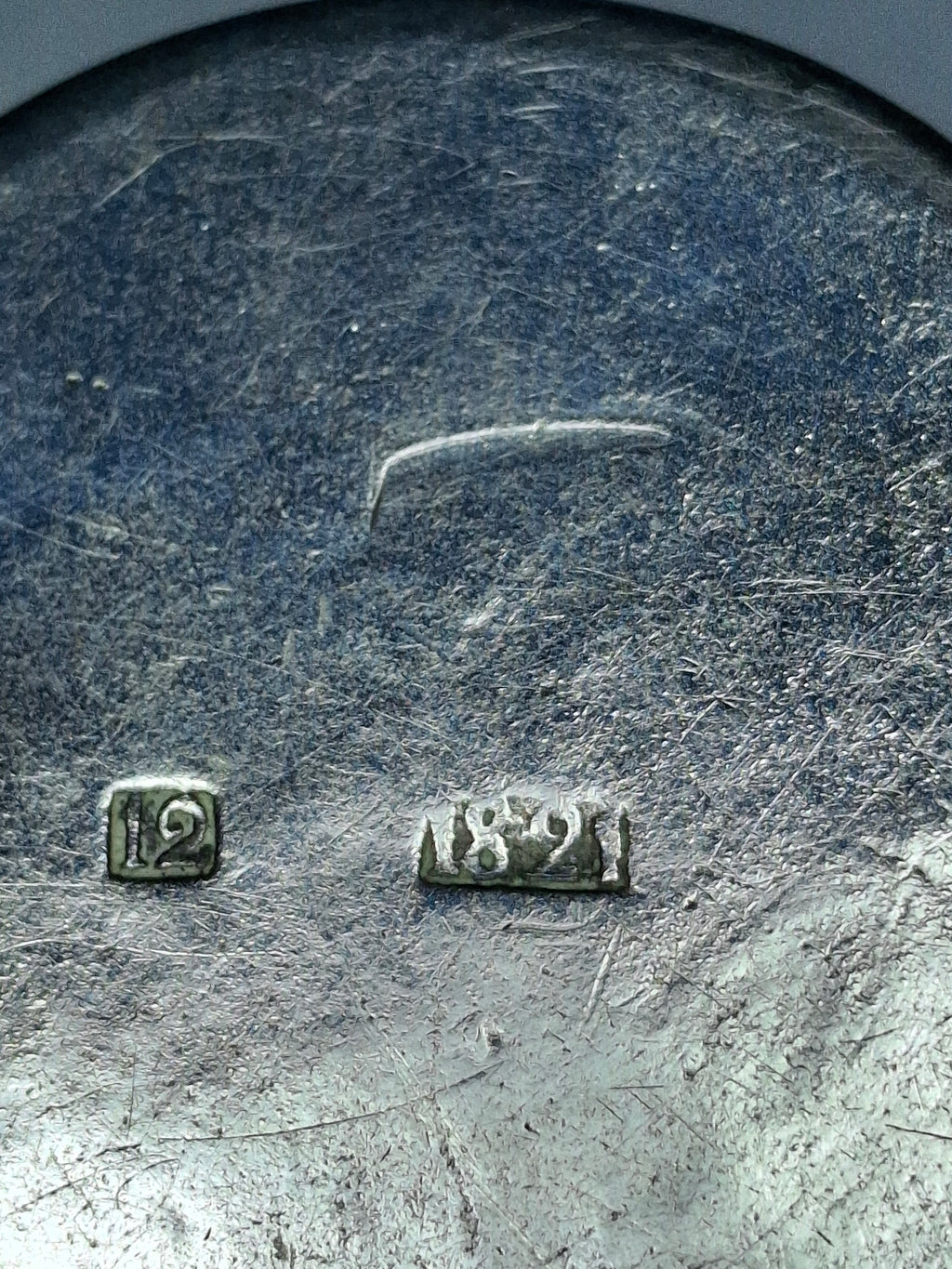 Antique 1821 European Silver Kiddush Cup Beaker - 12 Loth Hallmarked, Floral