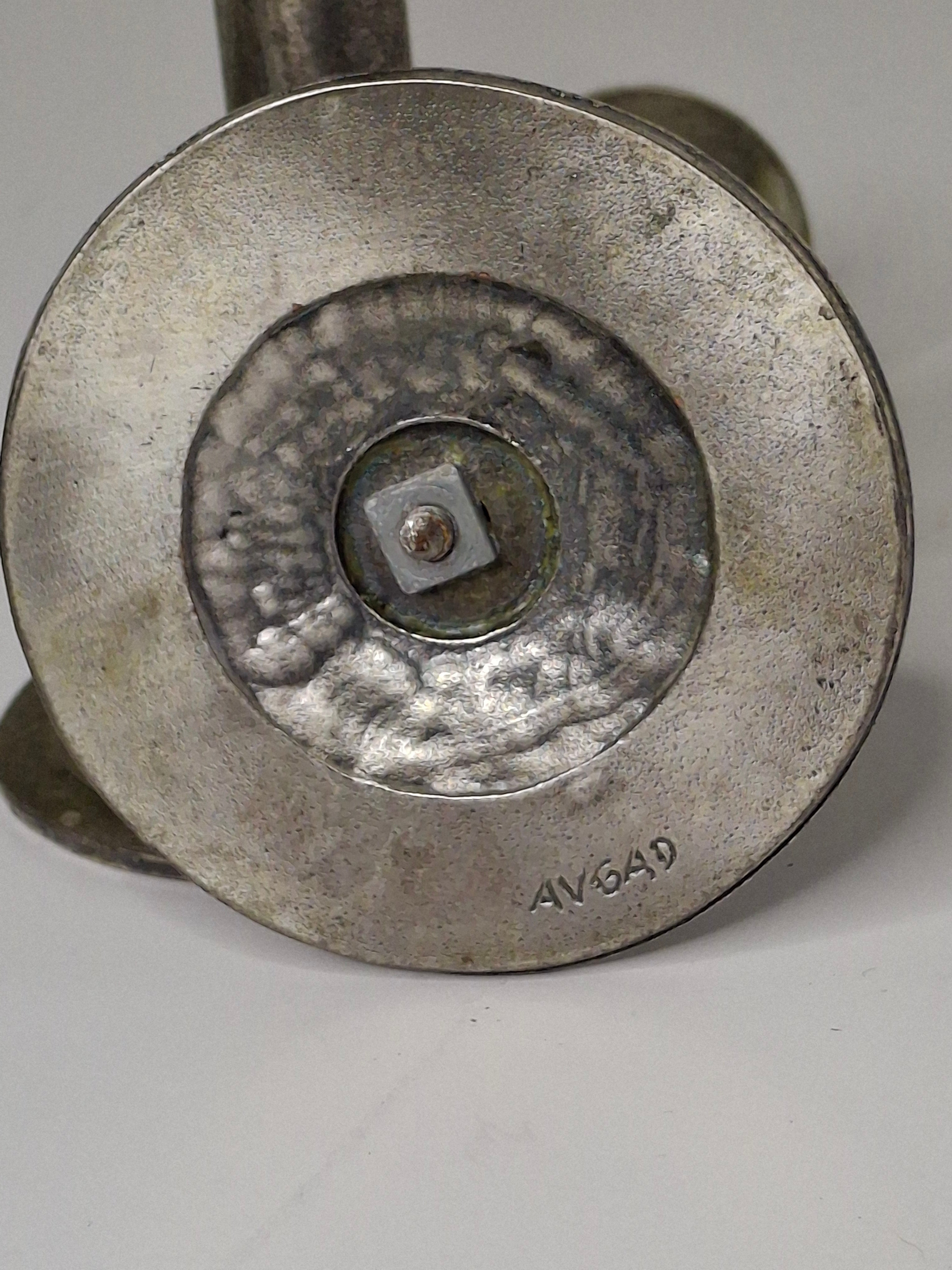 Vintage Avgad Silver-Plated Shabbat Candlesticks Pair with Old City Jerusalem Engraving - Judaica Israel