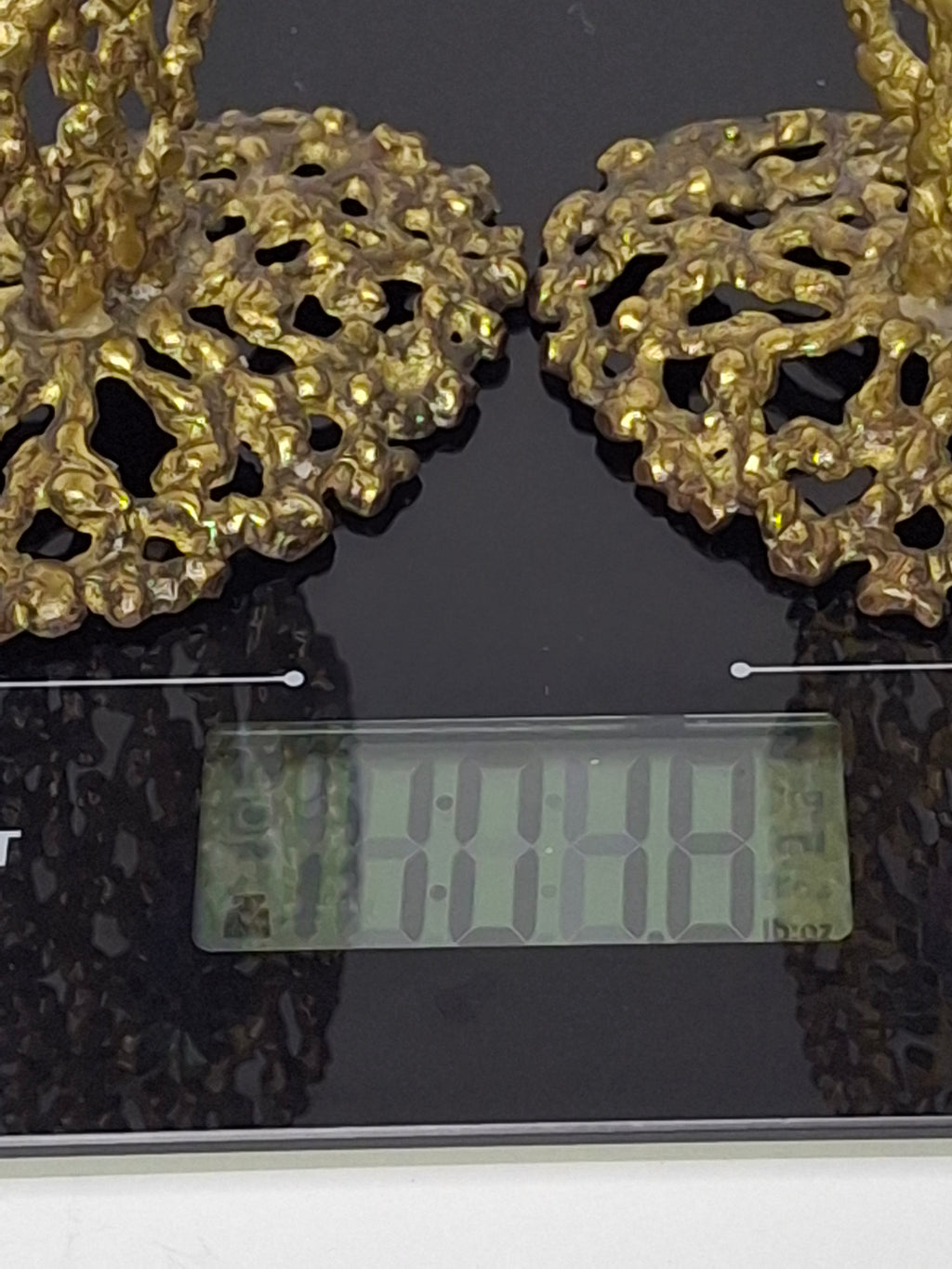 Vintage Pair Hen Holon Israeli Brass Shabbat Candlesticks with Blue Enamel Jerusalem Mosaic Inlay - Mid-Century Judaica