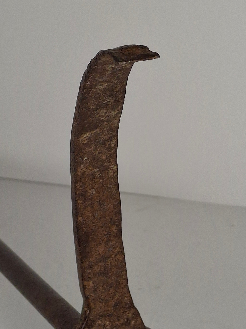 Rare and Exceptional Revolutionary War / War of 1812 Hand-Forged Iron Splint Holder – Perfect Working Spring – ca. 1770–1820