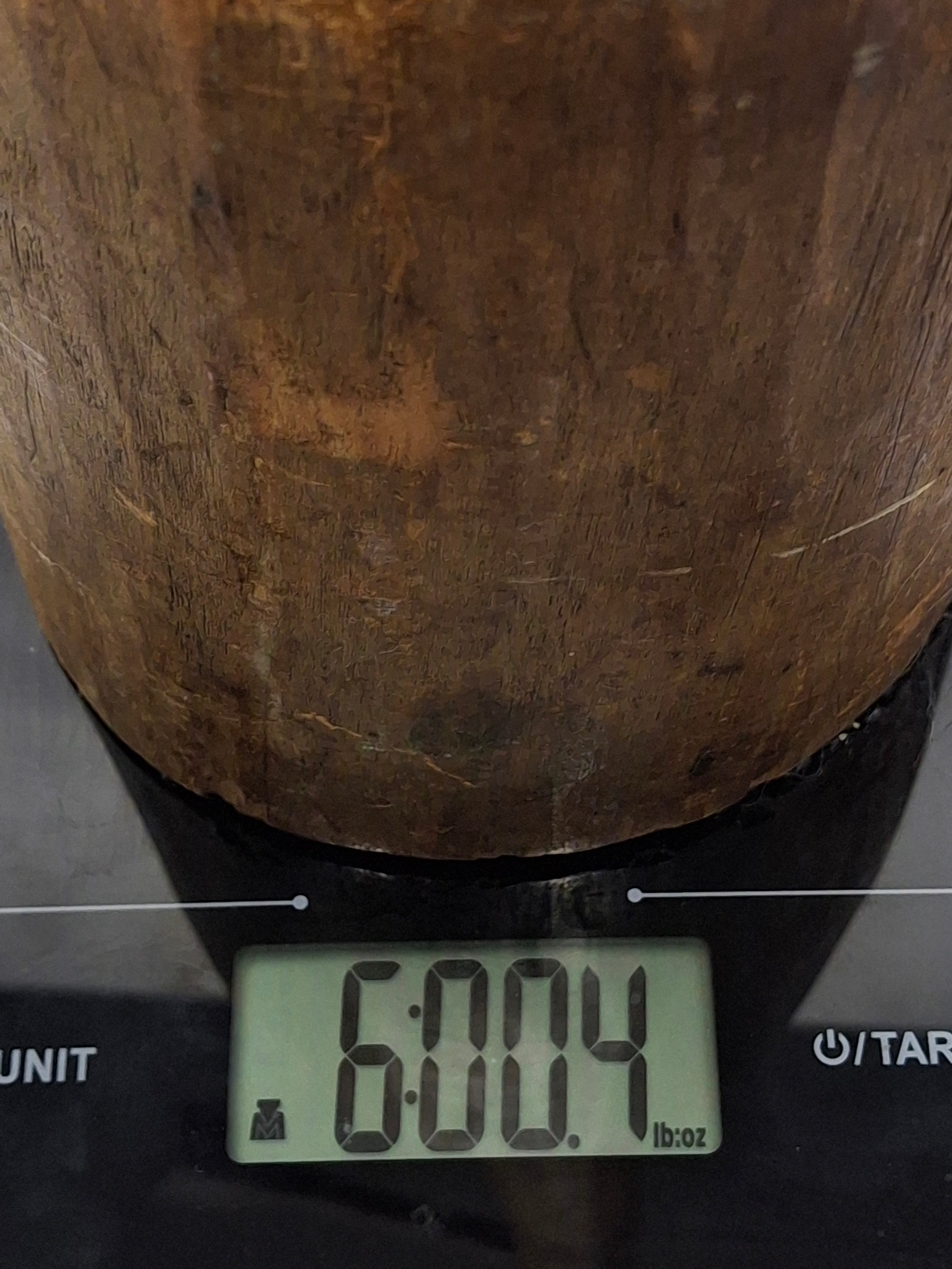 Exceptional and Rare Early American Wrought Iron Standing Rushlight / Splint Holder on Original Turned Wood Base – c.1780-1820 New England