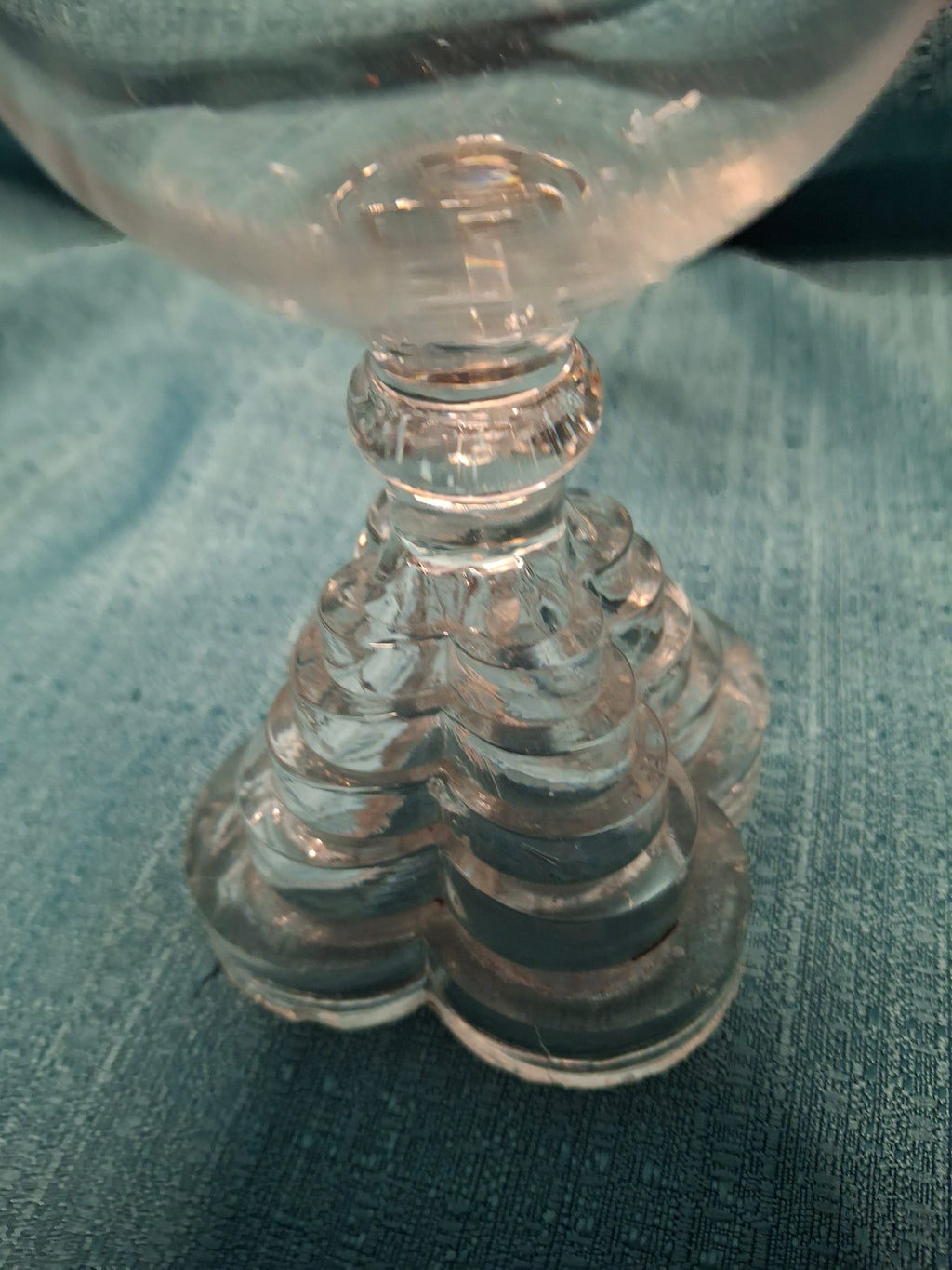 Antique Double Whale Oil Lamp with Stepped Glass Base, Circa 1840s – Original Burner, Early American Lighting