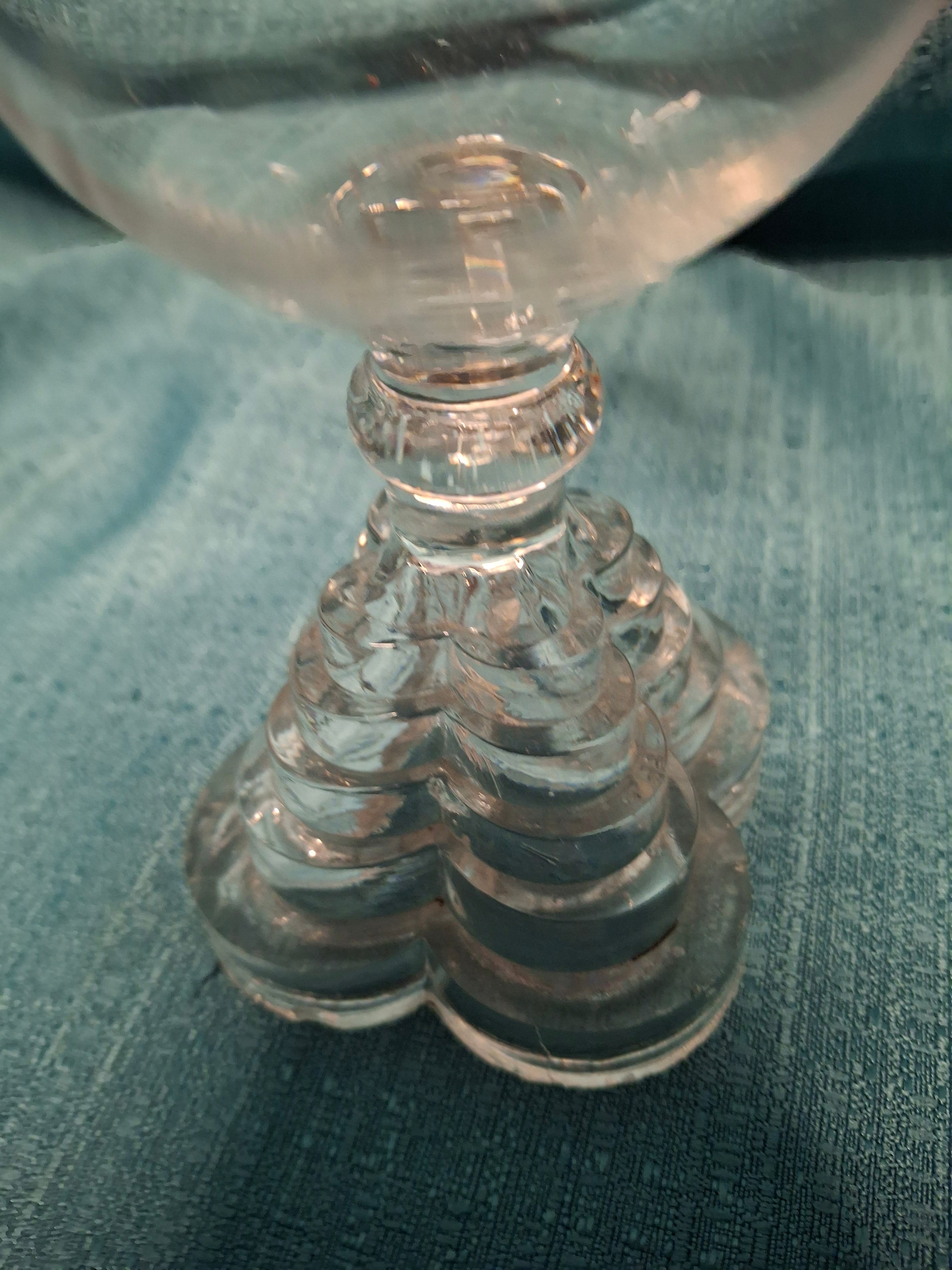 Antique Double Whale Oil Lamp with Stepped Glass Base, Circa 1840s – Original Burner, Early American Lighting