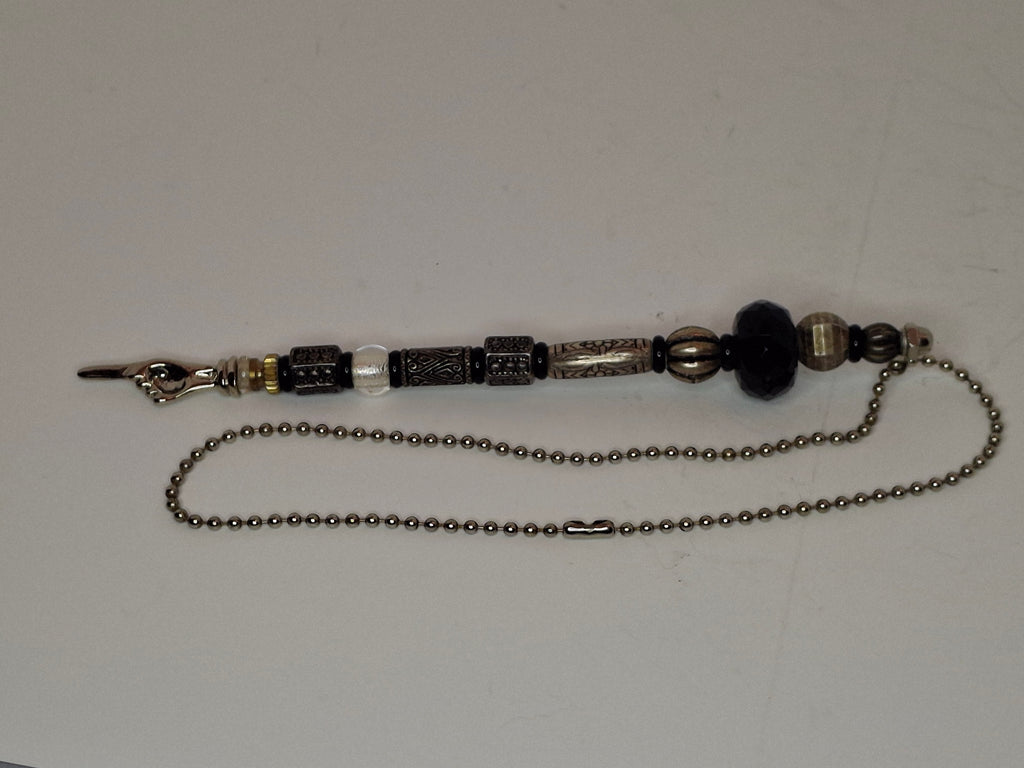 Lot of 2 Vintage-Style Beaded Mid-20th century Torah Yad Pointers Judaica