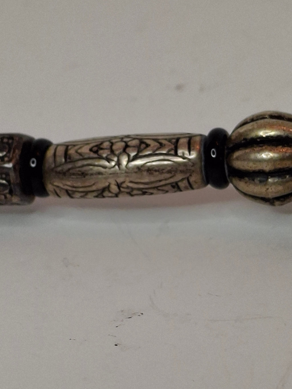 Lot of 2 Vintage-Style Beaded Mid-20th century Torah Yad Pointers Judaica