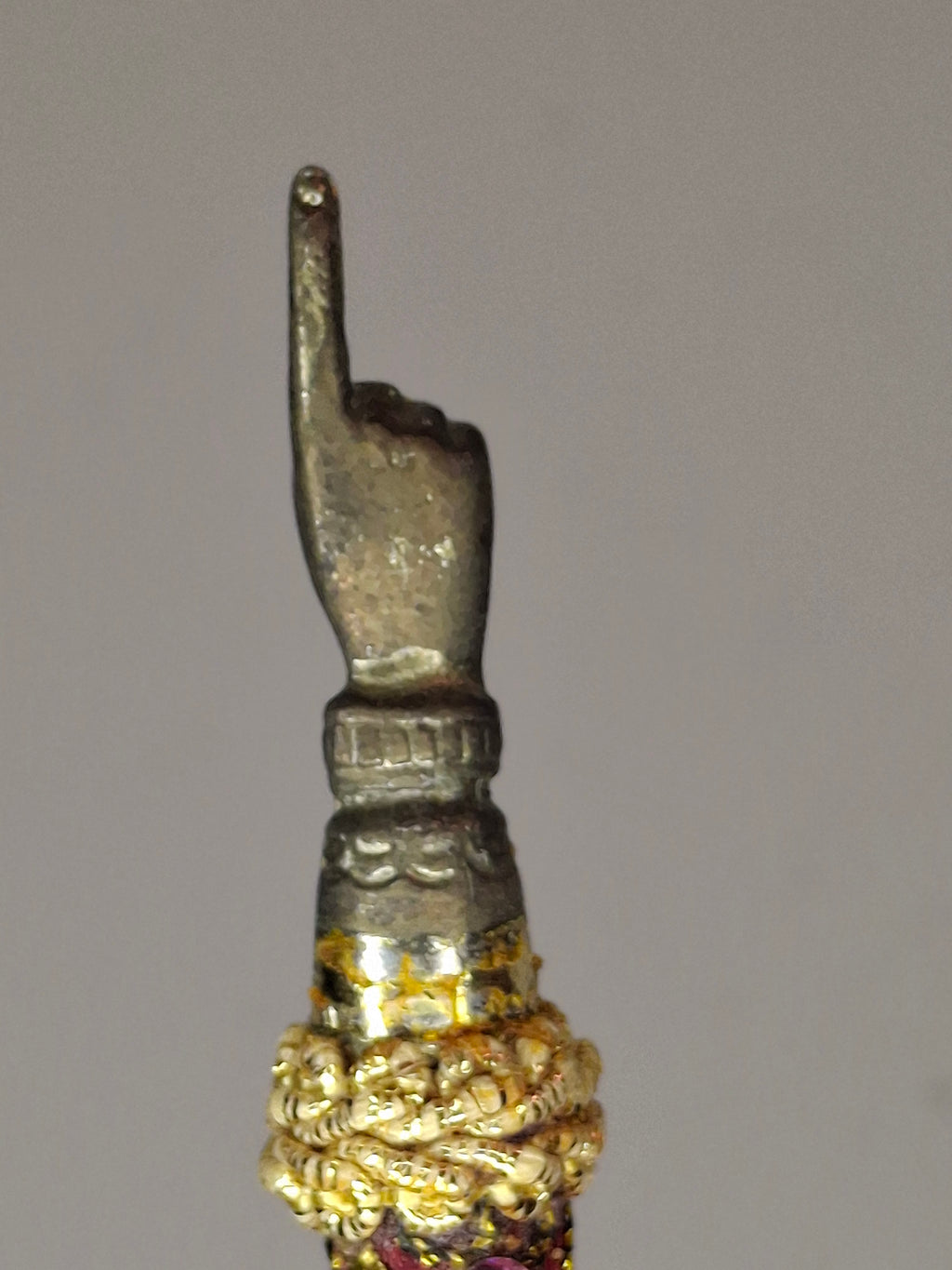 Lot of 2 Vintage-Style Beaded Mid-20th century Torah Yad Pointers Judaica