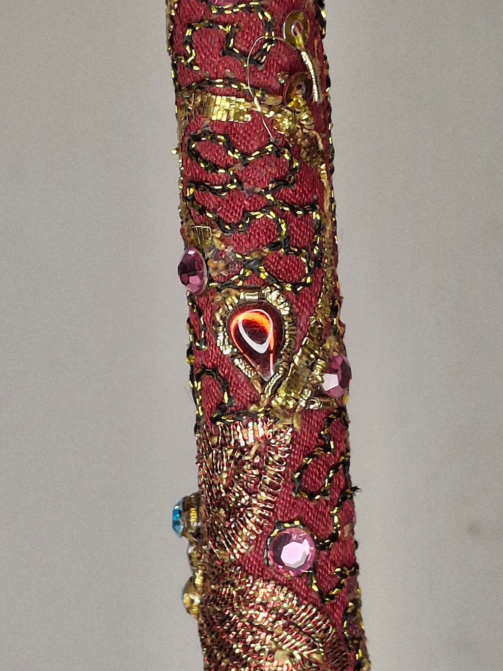 Lot of 2 Vintage-Style Beaded Mid-20th century Torah Yad Pointers Judaica