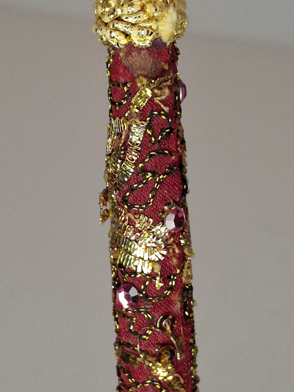 Lot of 2 Vintage-Style Beaded Mid-20th century Torah Yad Pointers Judaica