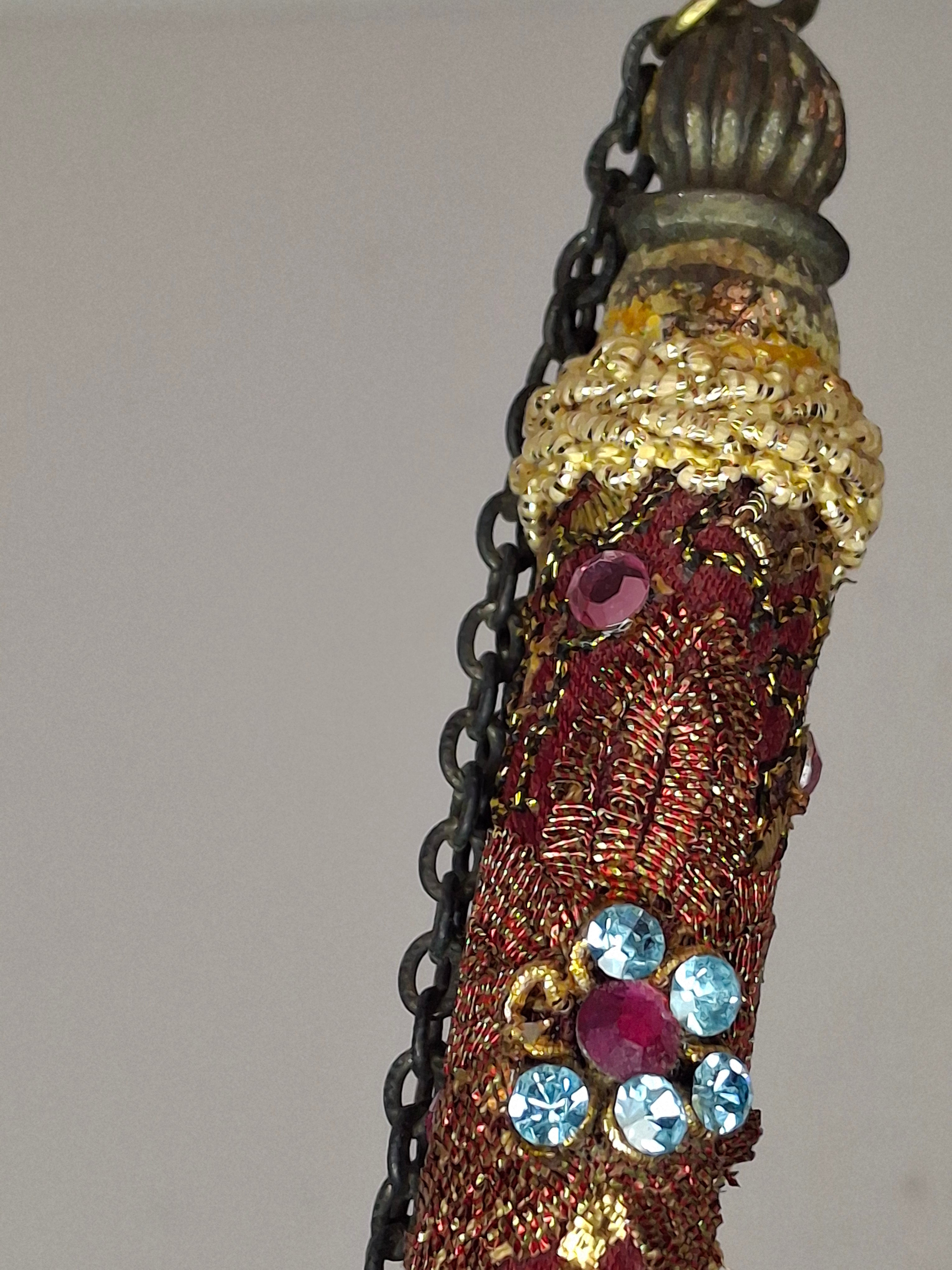 Lot of 2 Vintage-Style Beaded Mid-20th century Torah Yad Pointers Judaica