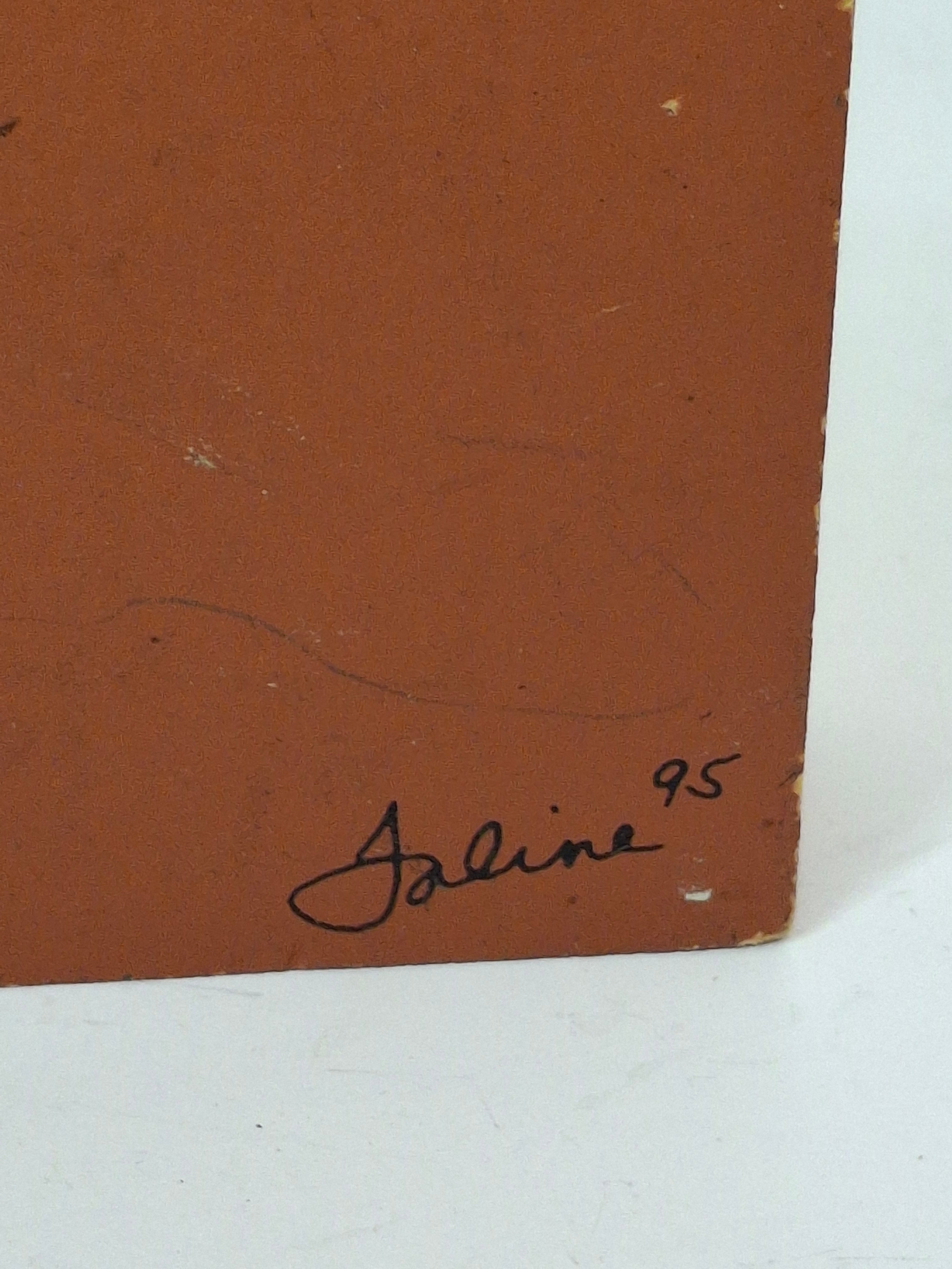 Vintage Judaica 1995 Cat's Meow Wooden Folk Art Plaque Isaac M. Wise Plum Street Temple