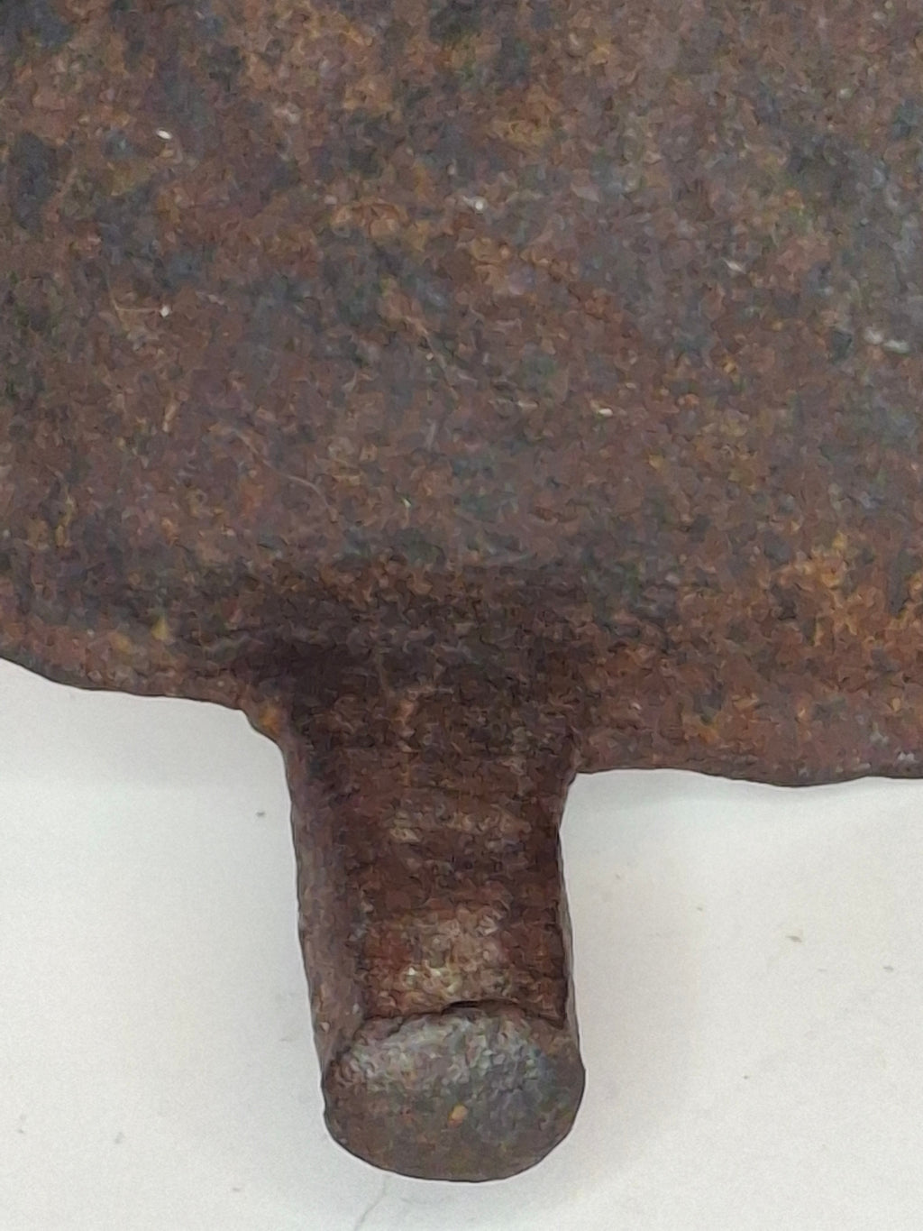 Authentic 9th–12th Century Viking Iron Spiked Fat Lamp – Hand-Forged One-Piece Construction, European, Provenance