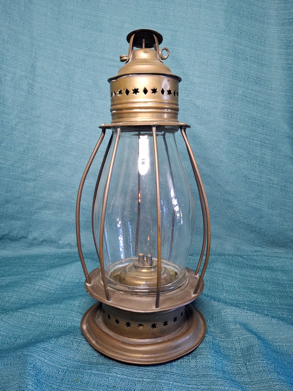 Antique 19th C. Double Whale Oil Lantern Circa 1840s