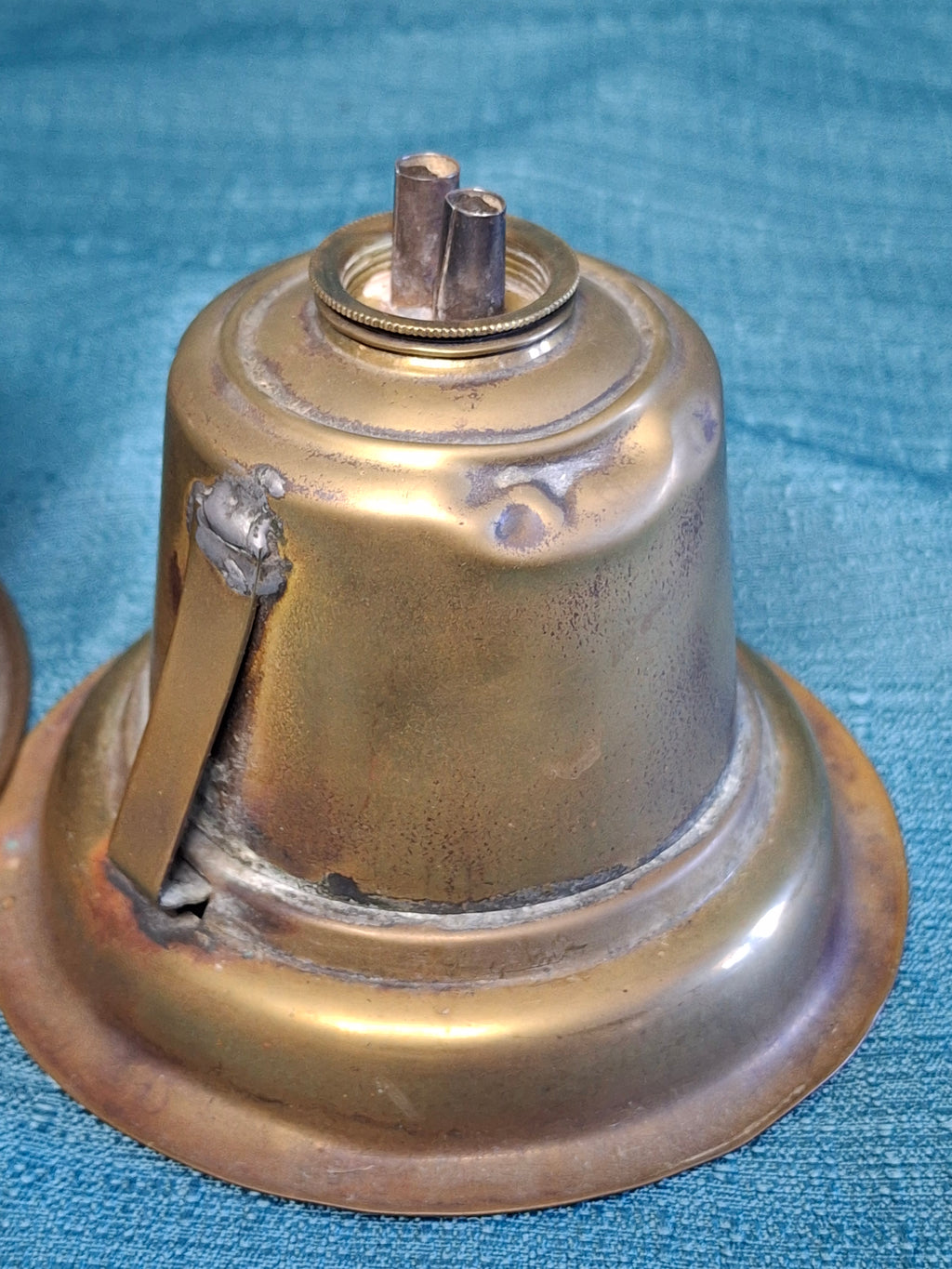 Antique 19th C. Double Whale Oil Lantern Circa 1840s