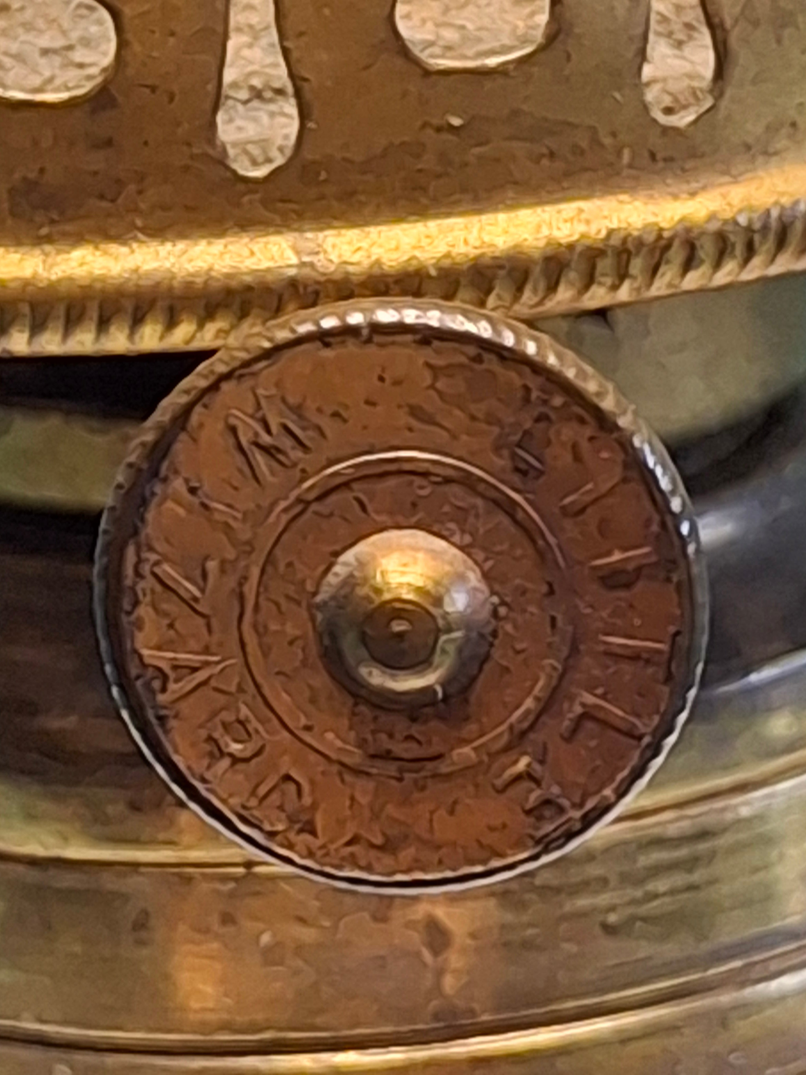 1900s Little Wizard Burner Miniature Milk Glass Oil Lamp Floral Painted Chimney