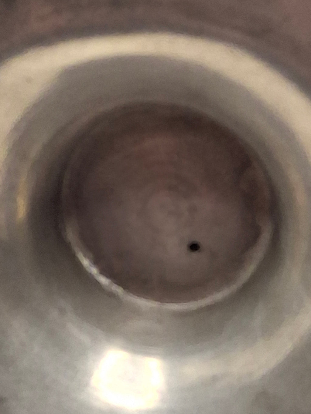 Antique 1835-1846 Samuel Rust Patent Burner Pewter Lard/Whale Oil Finger Lamp - New York Marked - Rare 19thC Lighting