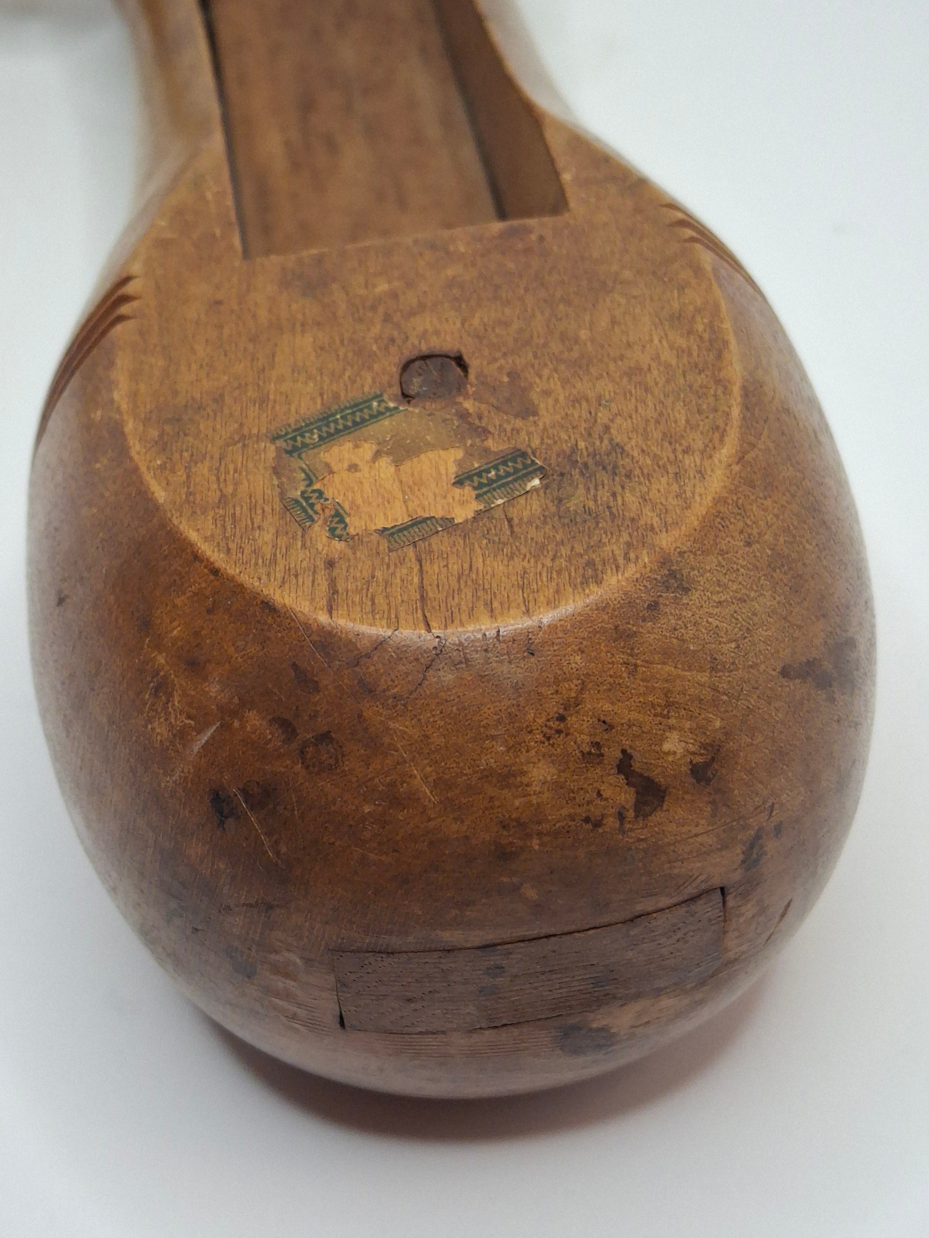 Antique Wooden Purim Grogger, Circa 1914, Also WWI Gas Alarm Ratchet Rattle Noisemaker