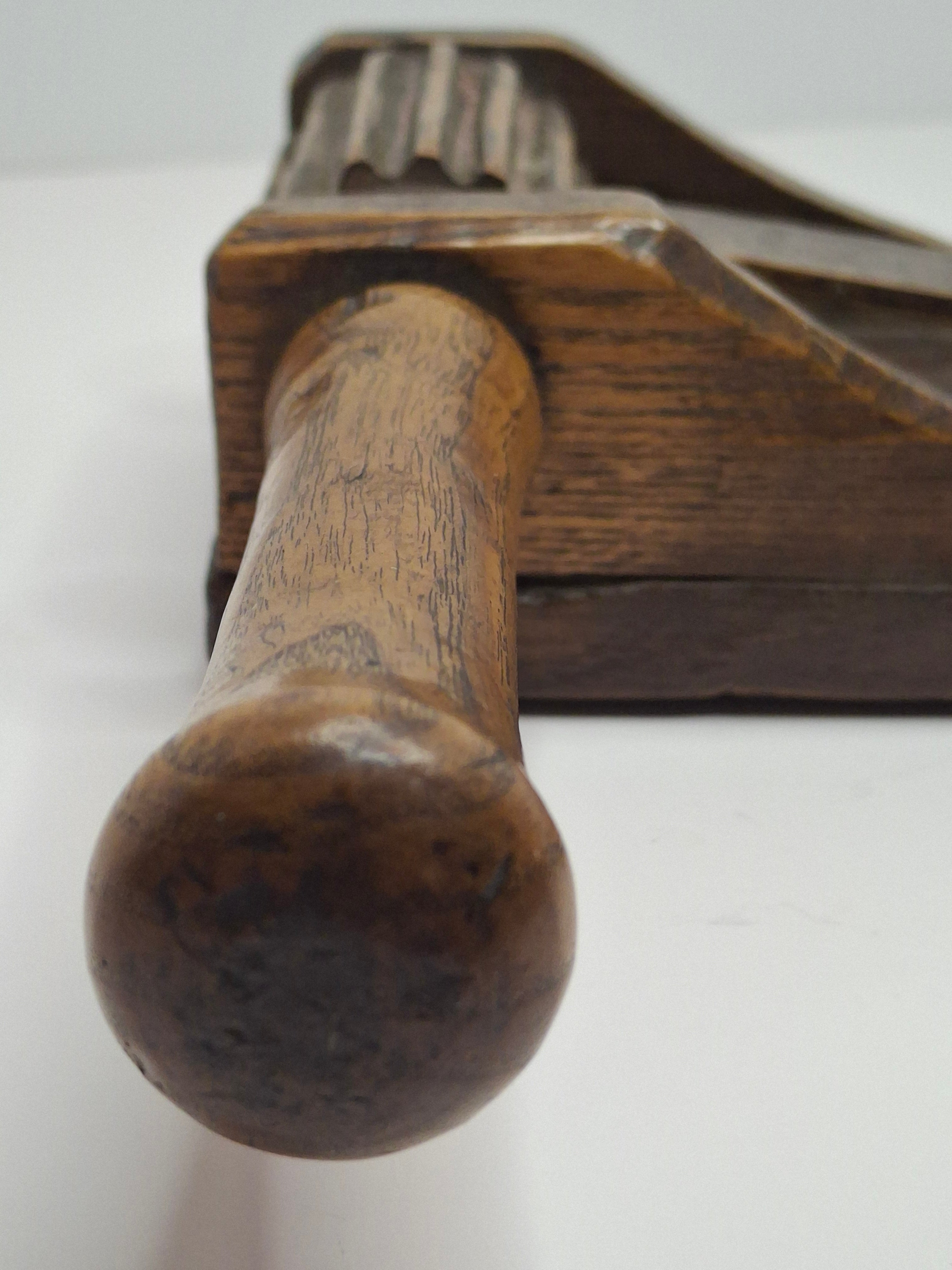 Museum Quality Extremely Rare 18th-Century Eastern European All-Wood Purim Grogger – Hand-Carved Ratchet Noisemaker, Galicia/Poland, ca. 1750-1820