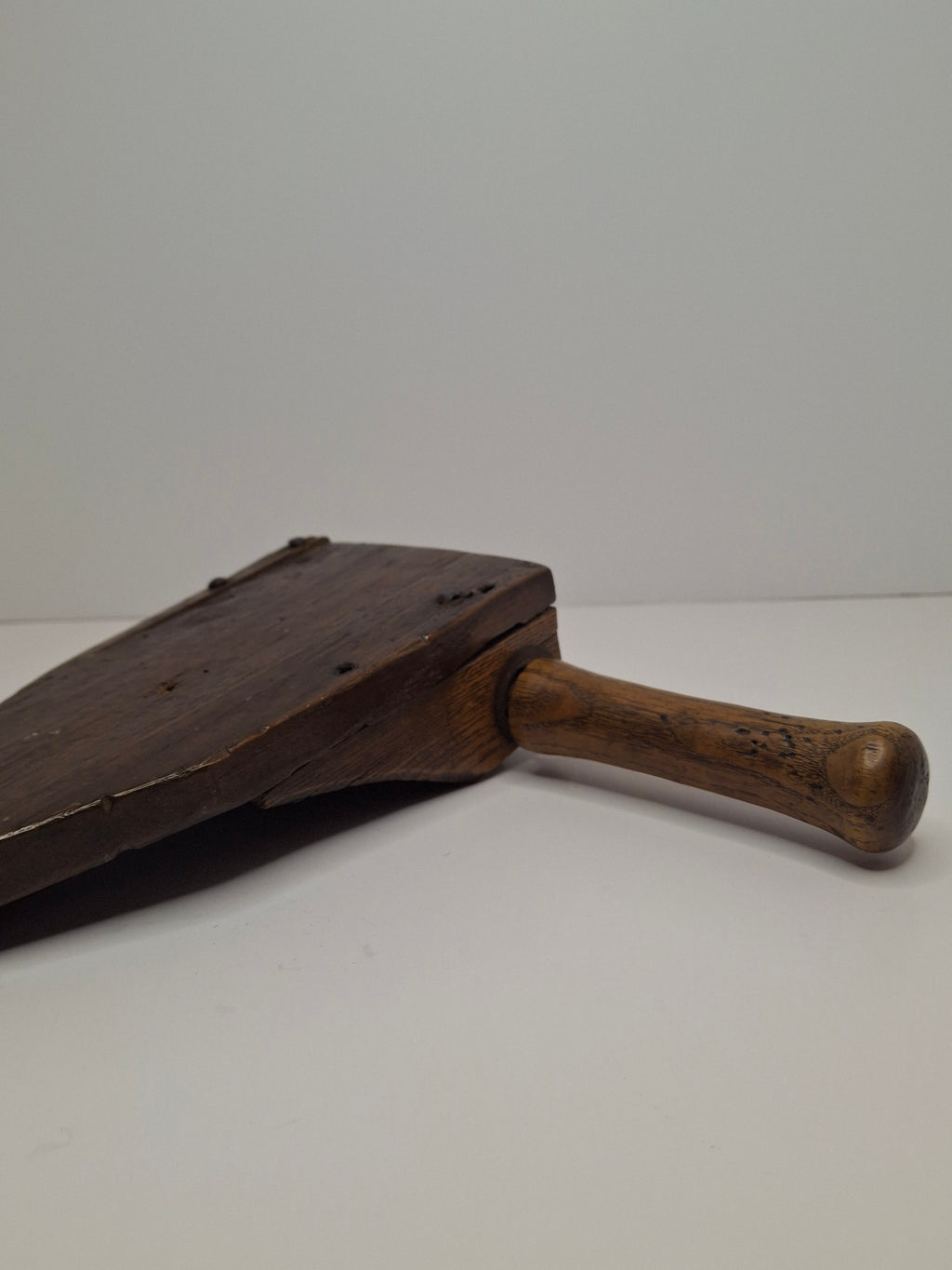 Museum Quality Extremely Rare 18th-Century Eastern European All-Wood Purim Grogger – Hand-Carved Ratchet Noisemaker, Galicia/Poland, ca. 1750-1820