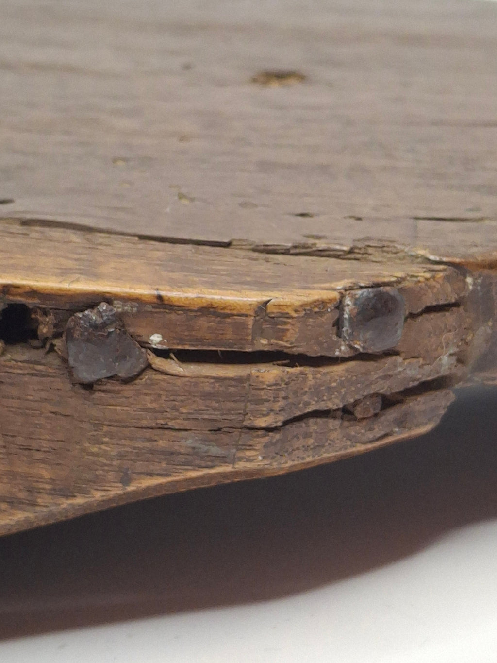 Museum Quality Extremely Rare 18th-Century Eastern European All-Wood Purim Grogger – Hand-Carved Ratchet Noisemaker, Galicia/Poland, ca. 1750-1820