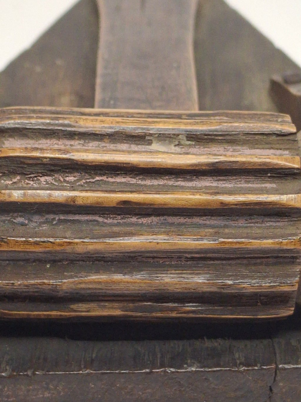 Museum Quality Extremely Rare 18th-Century Eastern European All-Wood Purim Grogger – Hand-Carved Ratchet Noisemaker, Galicia/Poland, ca. 1750-1820