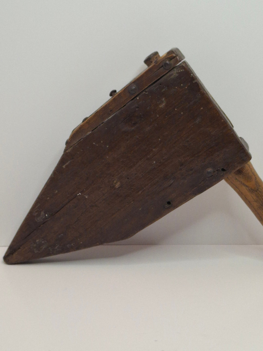 Museum Quality Extremely Rare 18th-Century Eastern European All-Wood Purim Grogger – Hand-Carved Ratchet Noisemaker, Galicia/Poland, ca. 1750-1820