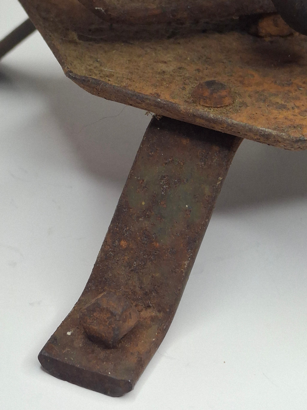 Antique 18th/19th Century English Rare Iron Wax Jack Taper Holder Sealing Wax Georgian Victorian