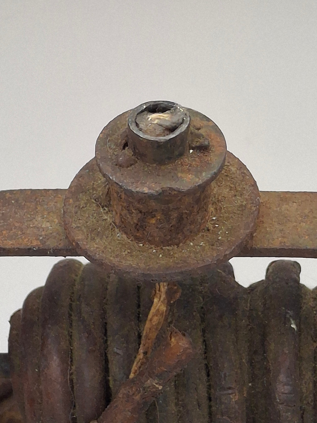 Antique 18th/19th Century English Rare Iron Wax Jack Taper Holder Sealing Wax Georgian Victorian