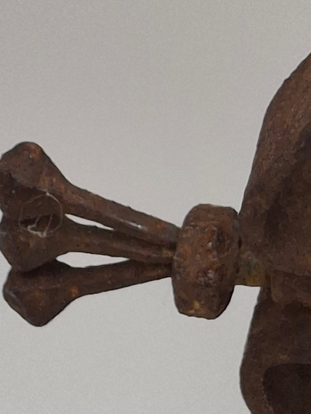 Antique 18th/19th Century English Rare Iron Wax Jack Taper Holder Sealing Wax Georgian Victorian