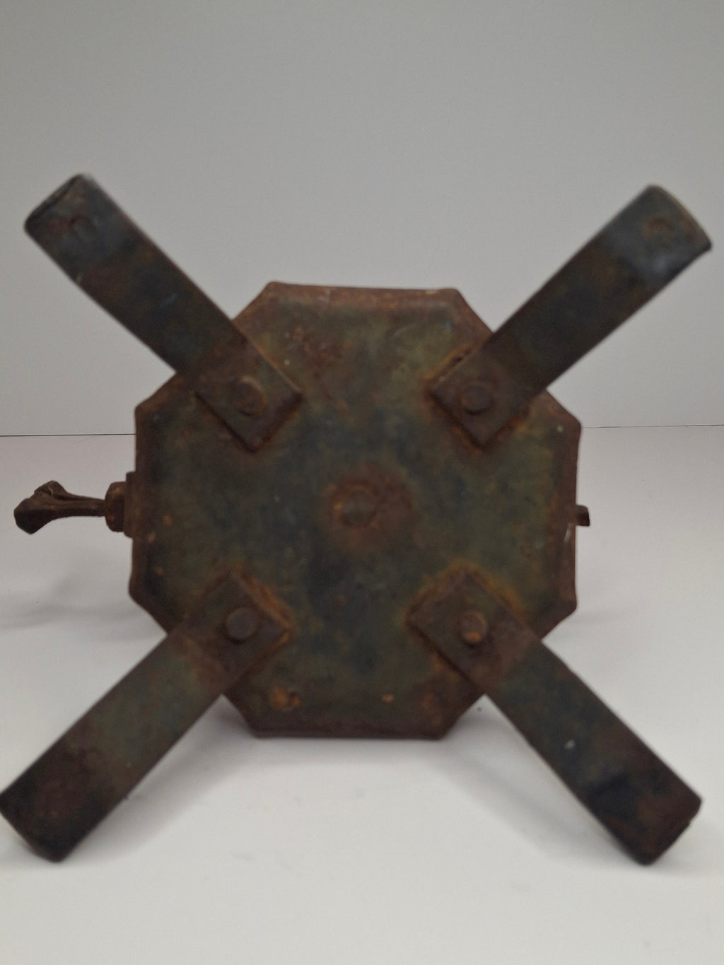 Antique 18th/19th Century English Rare Iron Wax Jack Taper Holder Sealing Wax Georgian Victorian