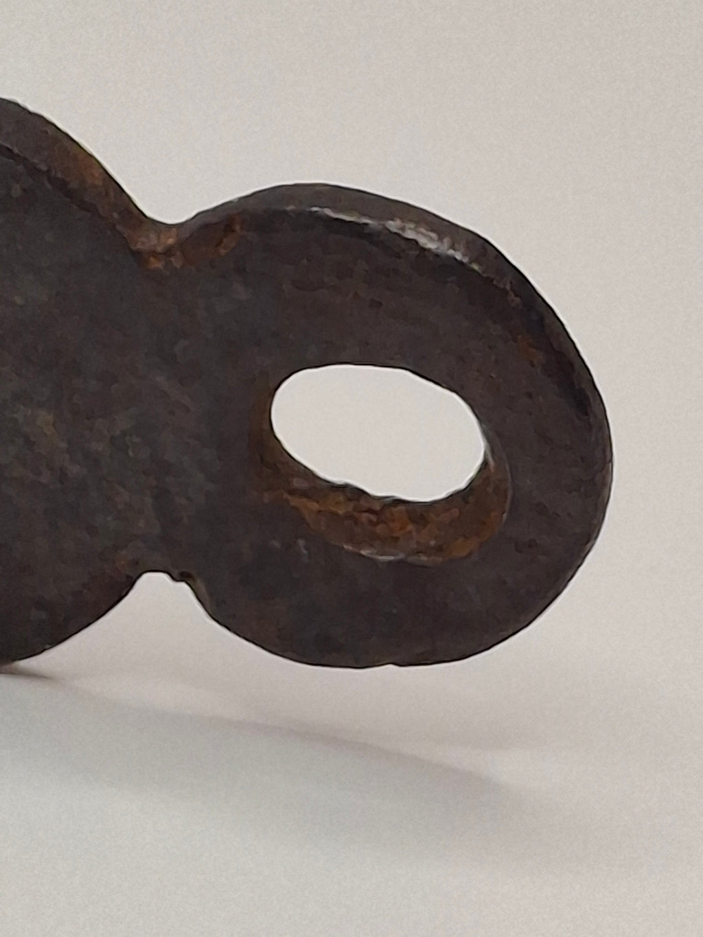 Antique 18th Century Wrought Iron Cone-Shaped Candle Holder on Adjustable Sawtooth Trammel - Primitive Lighting Artifact