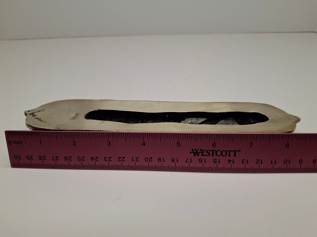 Extra Large .999 Fine Silver Mezuzah Case - 2.6 oz Pure Silver Judaica, Western Wall, Kotel Signed