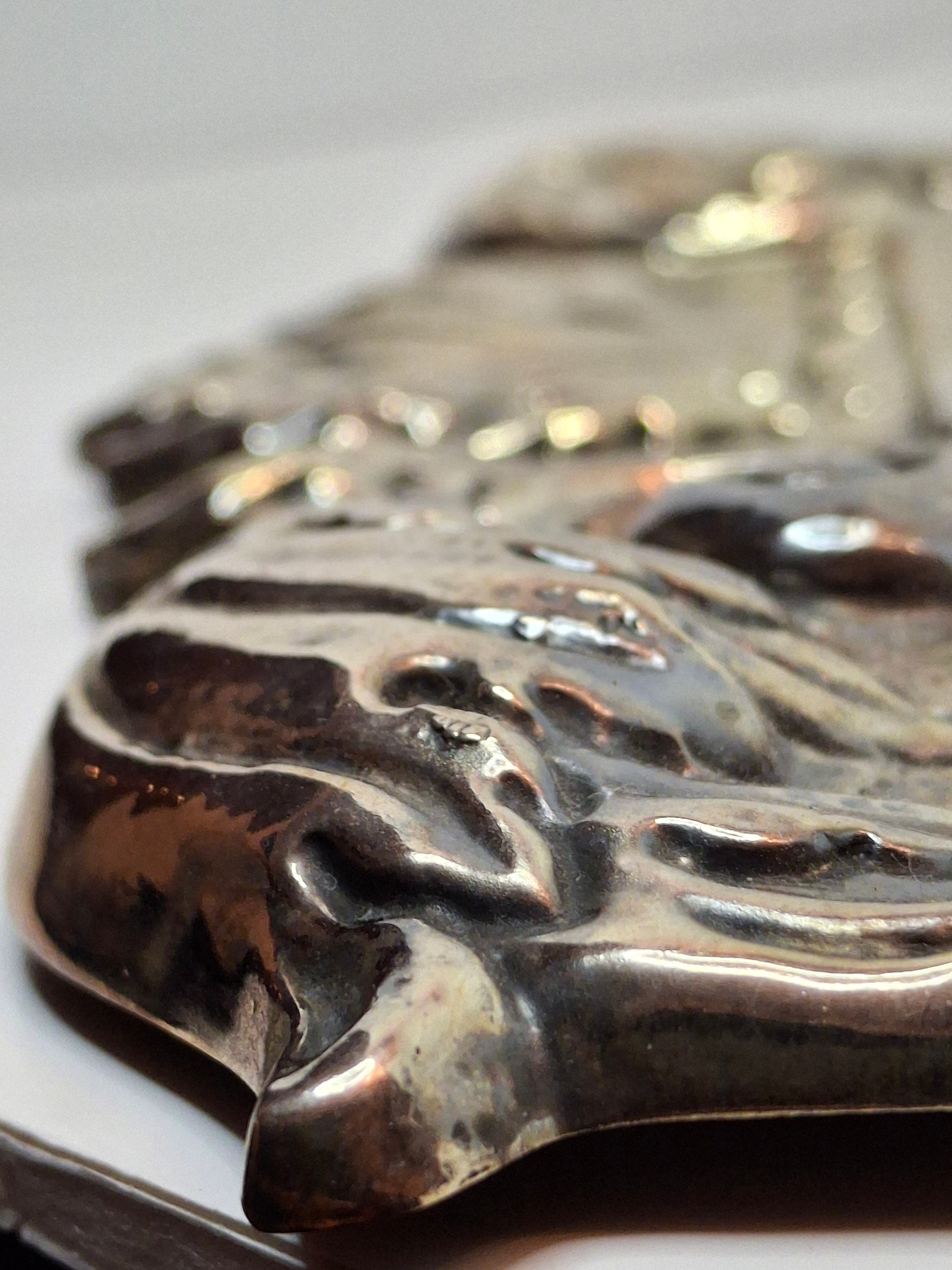 Vintage Hazorfim .925 Sterling Silver Torah Shield Breastplate with Lions & Crown - 14.1 oz