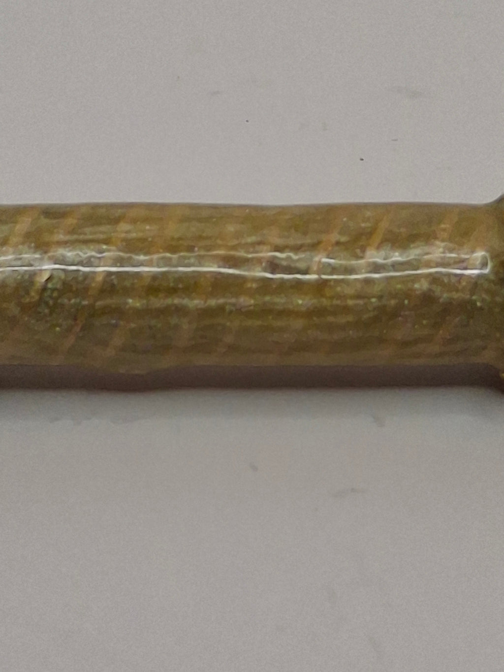 Antique Victorian Horn & Gilt Brass Torah Pointer Yad 7" European Judaica 19th Century