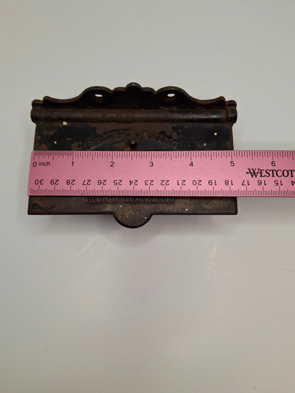 Antique Cast Iron Self-Closing Match Safe Holder Patented Dec 20 1864 D.M. & Co