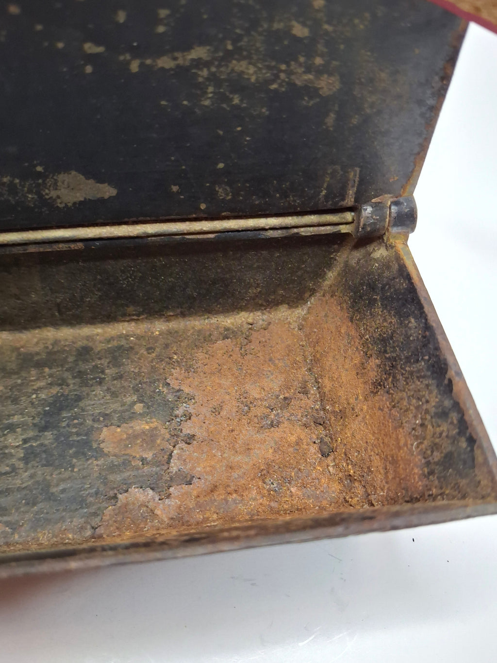 Antique Cast Iron Self-Closing Match Safe Holder Patented Dec 20 1864 D.M. & Co