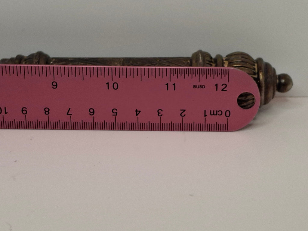 Vintage Sterling Silver 925 Challah Knife w/ Fish Handle – Sheffield England Stainless Blade – 12"+ Judaica Shabbat