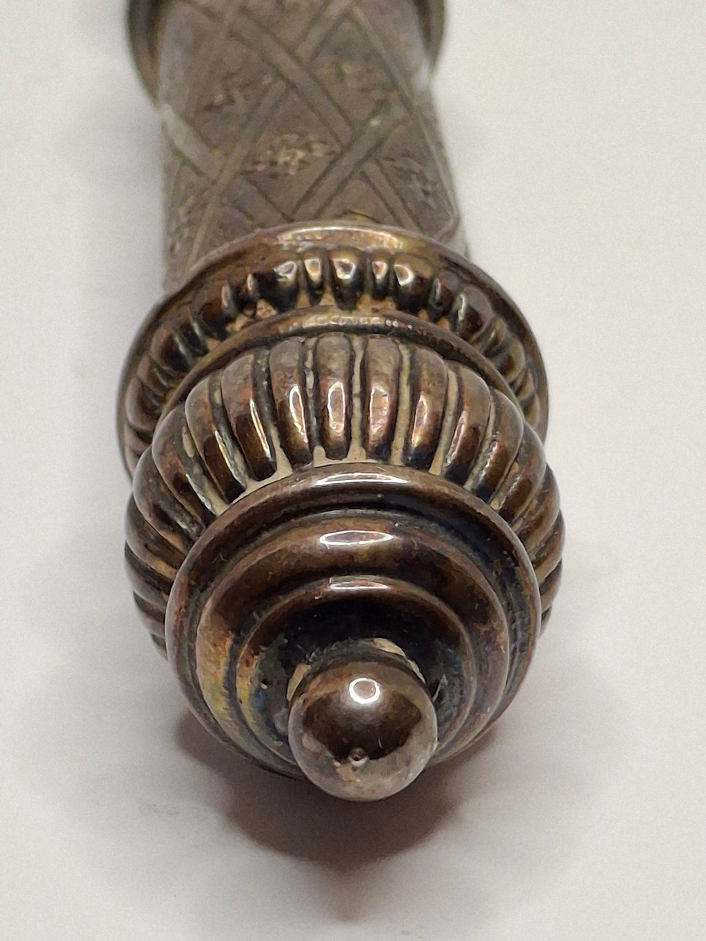 Vintage Sterling Silver 925 Challah Knife w/ Fish Handle – Sheffield England Stainless Blade – 12"+ Judaica Shabbat