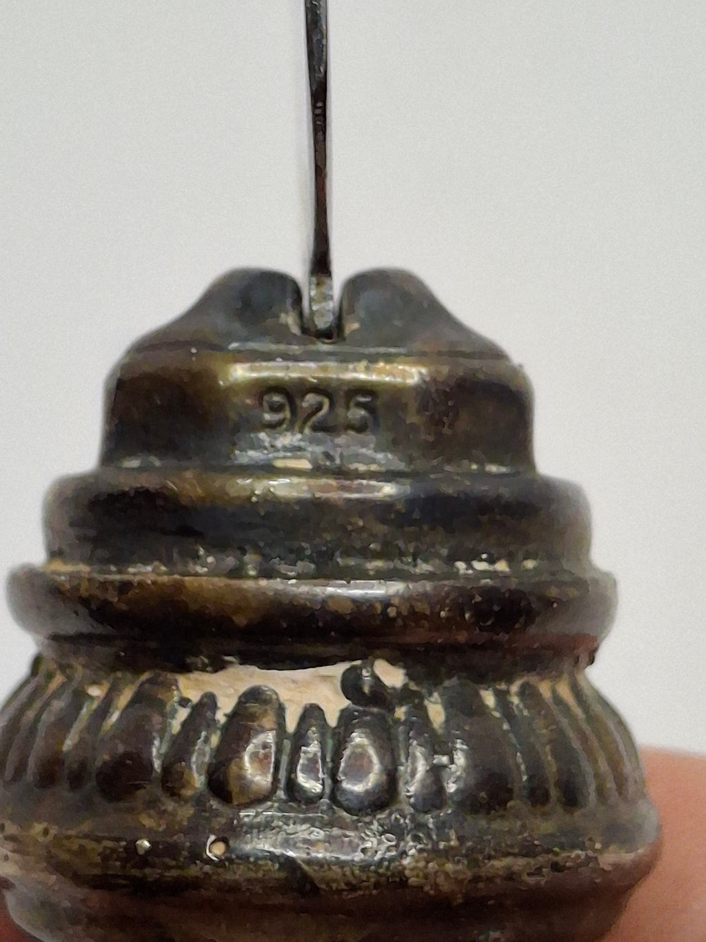 Vintage Sterling Silver 925 Challah Knife w/ Fish Handle – Sheffield England Stainless Blade – 12"+ Judaica Shabbat