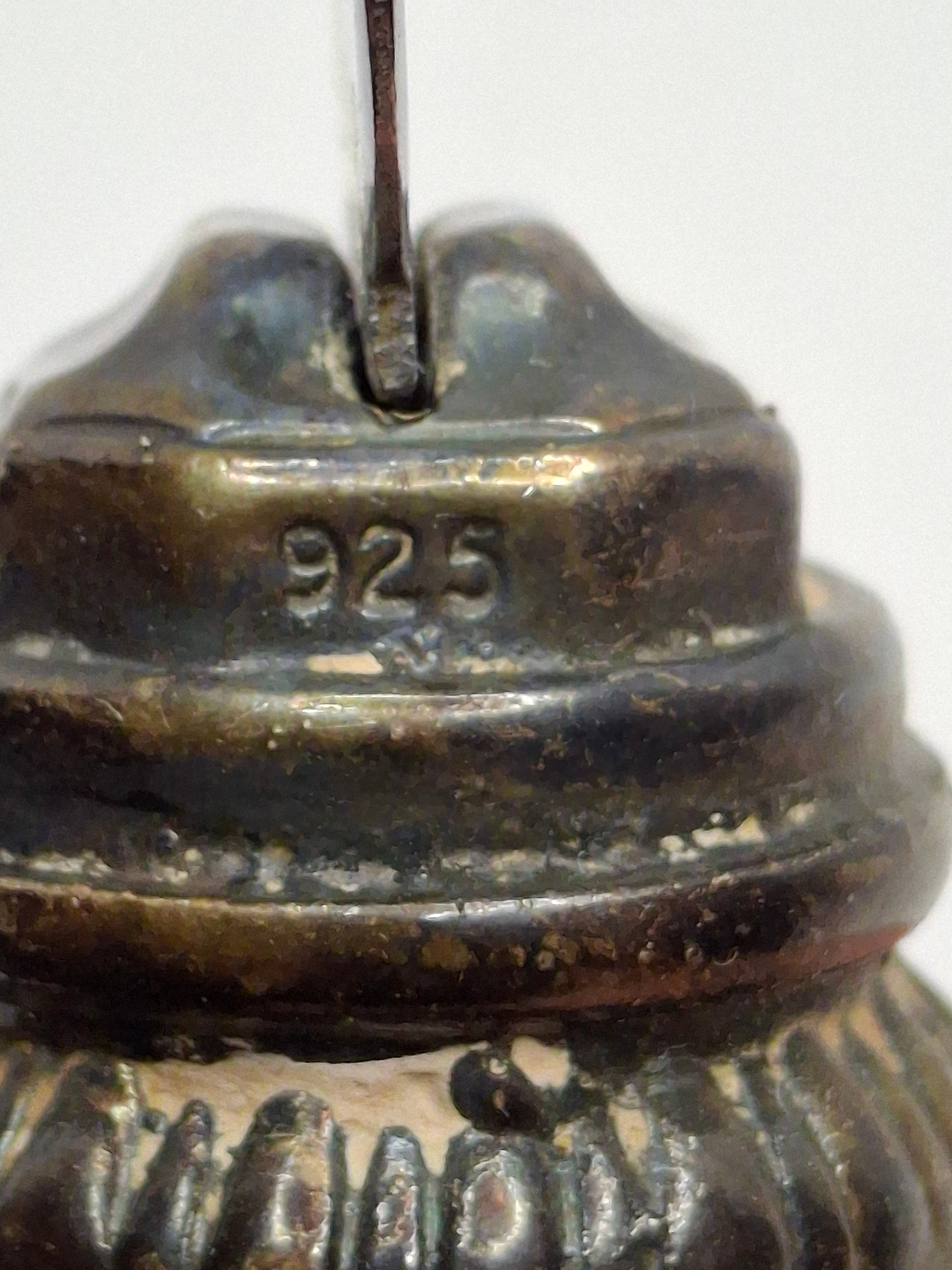 Vintage Sterling Silver 925 Challah Knife w/ Fish Handle – Sheffield England Stainless Blade – 12"+ Judaica Shabbat