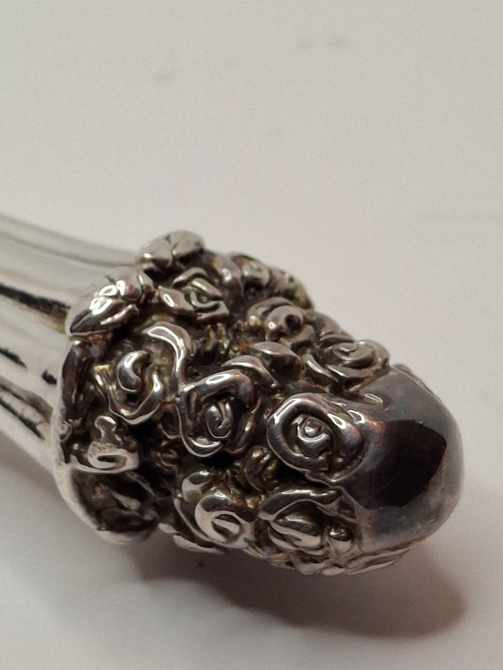 Vintage Sterling Silver Challah Knife with Sheffield Stainless Steel Blade - 13 Inches Judaica