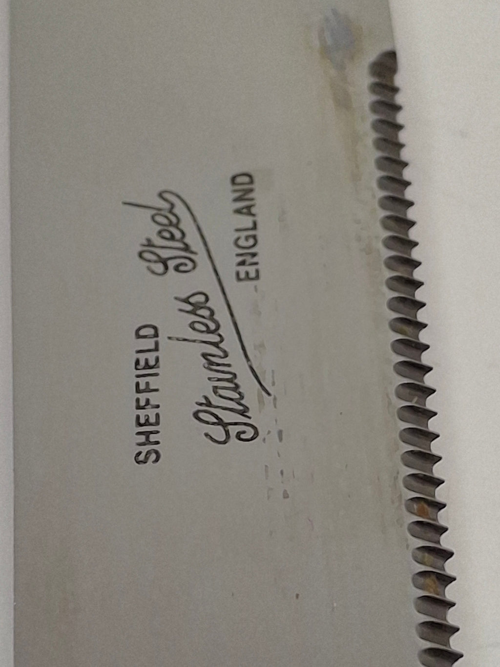 Vintage Sterling Silver Challah Knife with Sheffield Stainless Steel Blade - 13 Inches Judaica