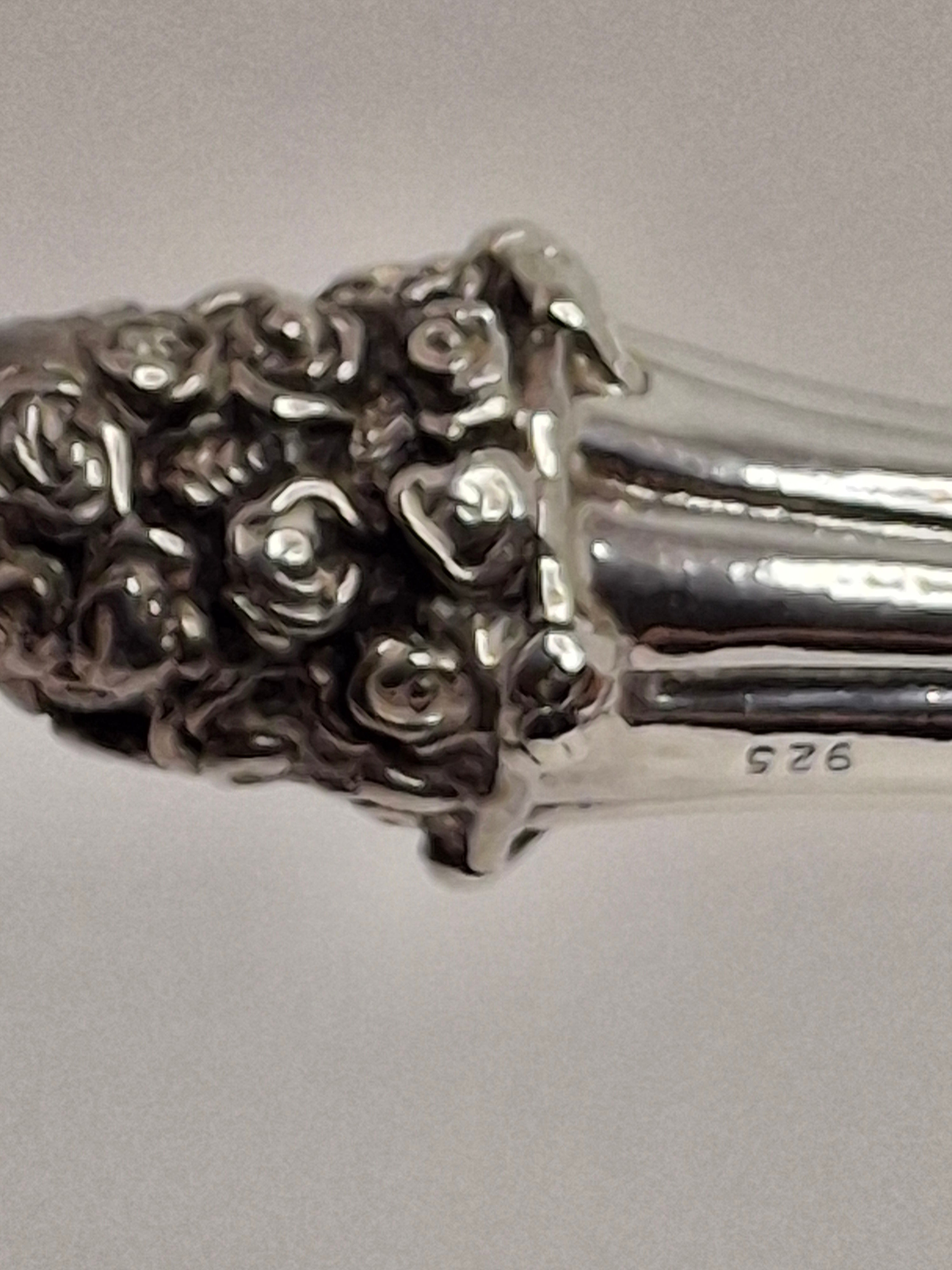 Vintage Sterling Silver Challah Knife with Sheffield Stainless Steel Blade - 13 Inches Judaica