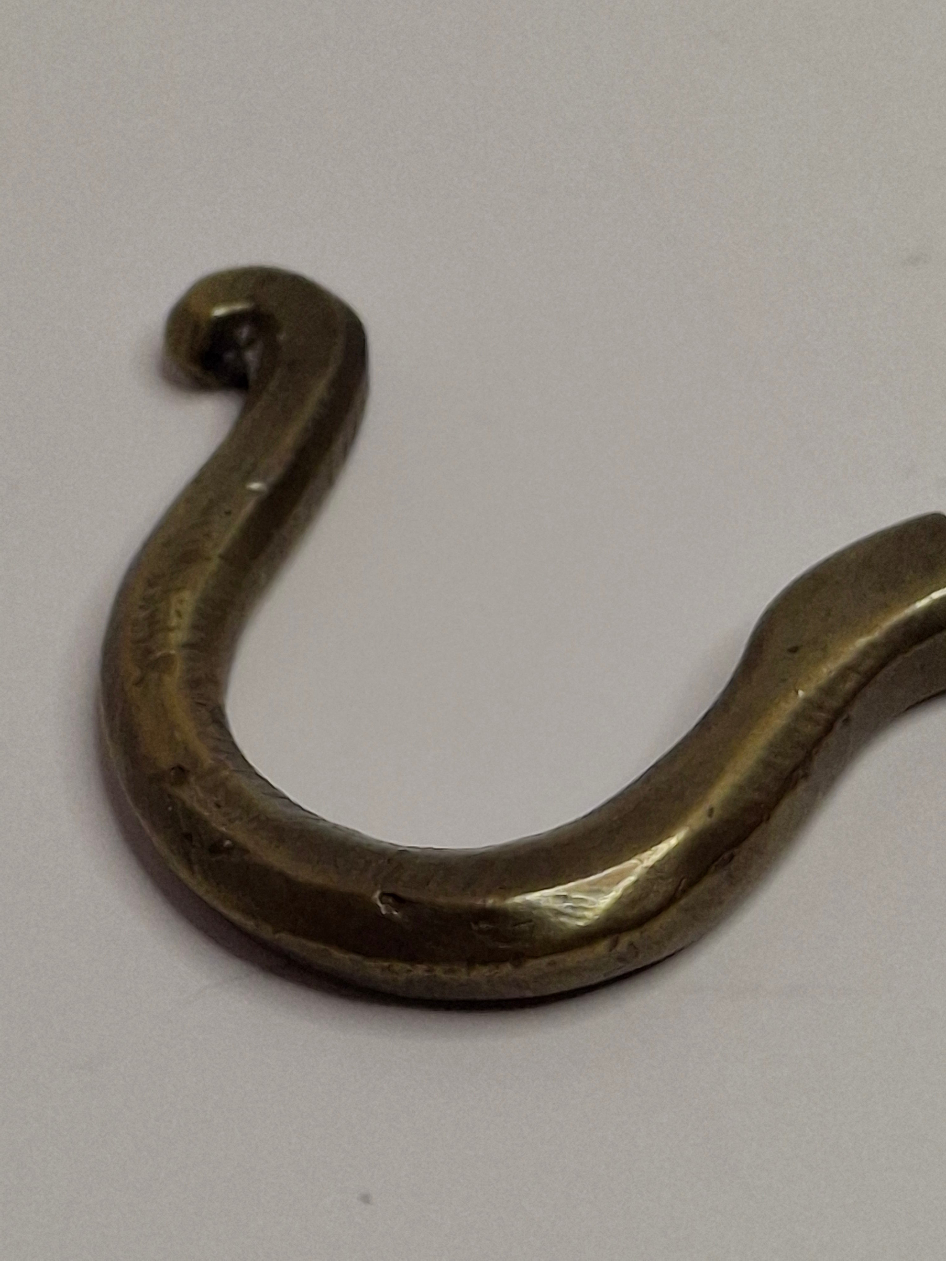 Antique 19th Century Miniature Brass Judaica Judenstern Sabbath Hanging Oil Lamp with Drip Pan